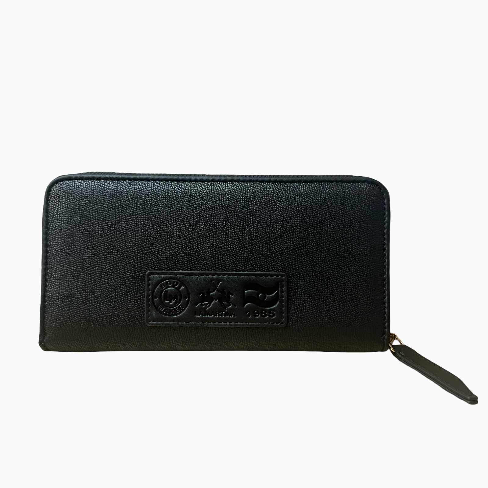 Дамско клъч портмоне Women's clutch wallet La Martina LMPD01156T Black back view