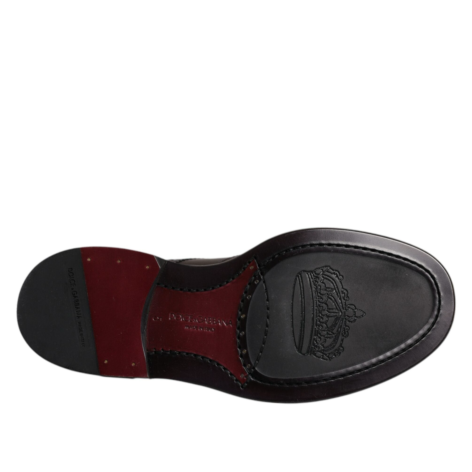 Мъжки кафяви официални обувки Dolce & Gabbana Derby Wingtip Men Formal Shoes A10421 AZ895