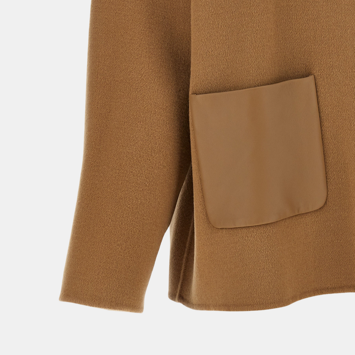 Max Mara Beige Virgin Wool Coat