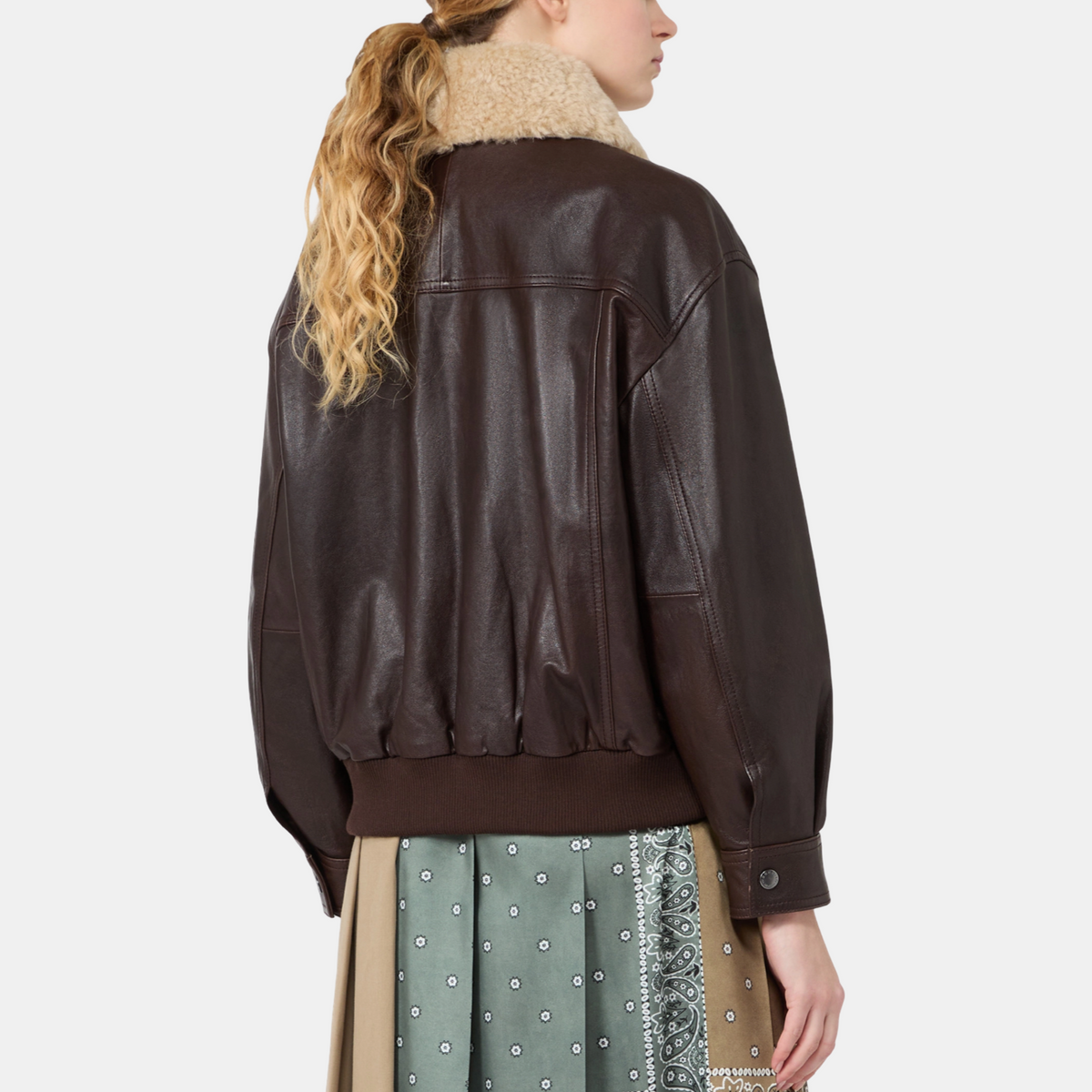 Max Mara Aviator Jacket WE5446016206001 Back View