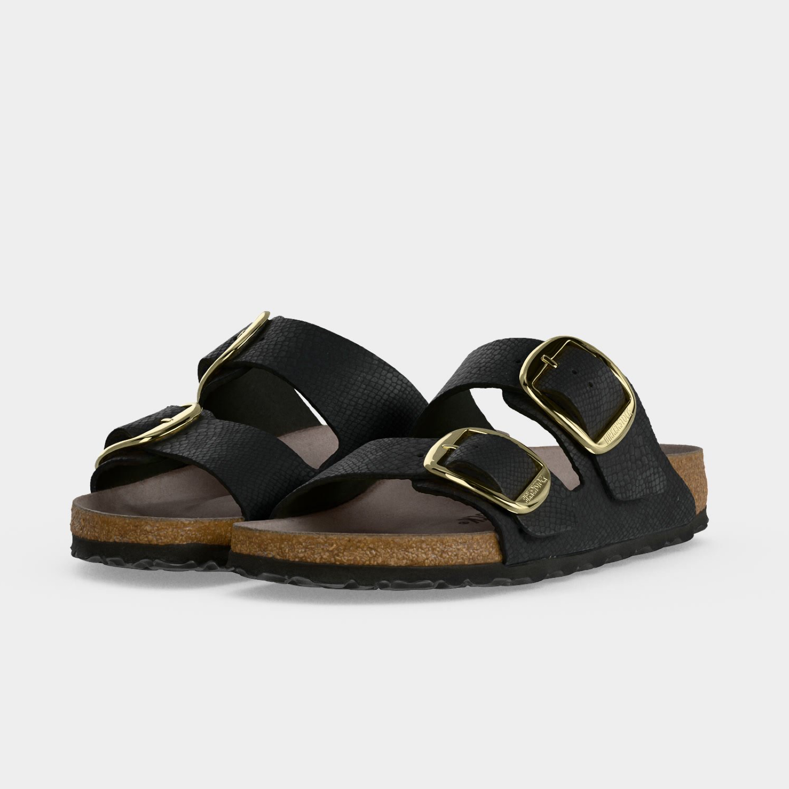 Дамски сандали Birkenstock Arizona BS Python 1032881 Black Women Sandals 1032881 Black Front View