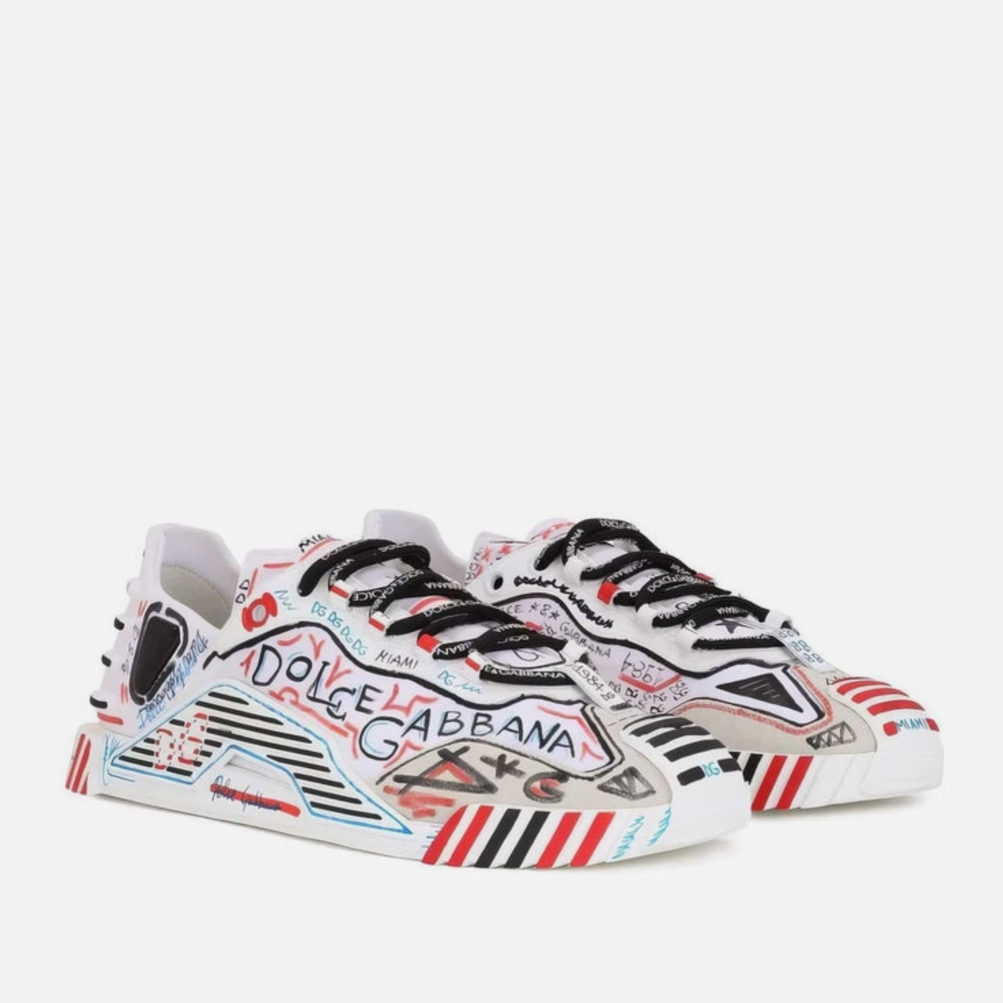 Дамски маратонки Dolce & Gabbana NS1 Graffiti Women Sneakers CK1810 AO840