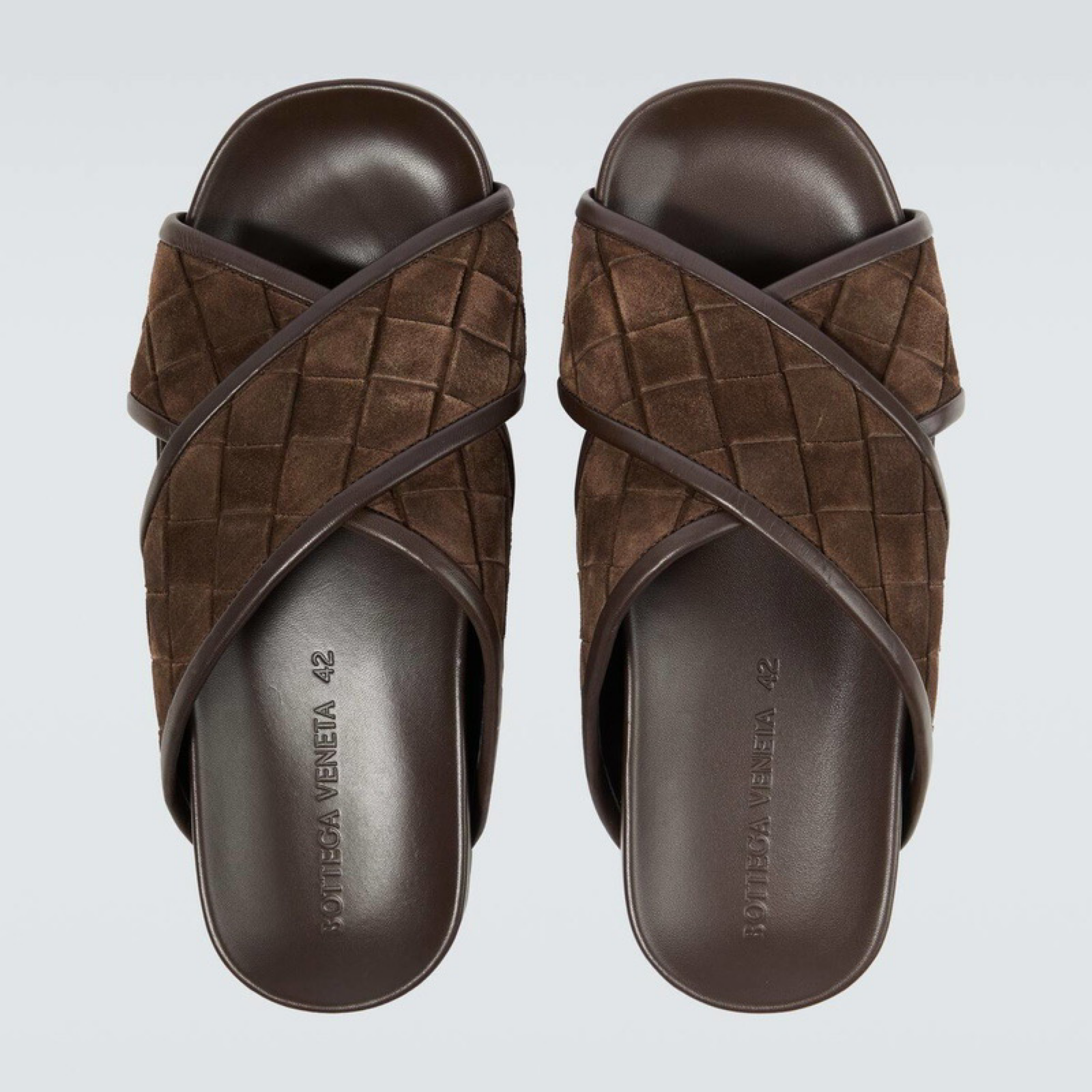 Bottega Veneta Tarik Criss Cross Sandal Top View