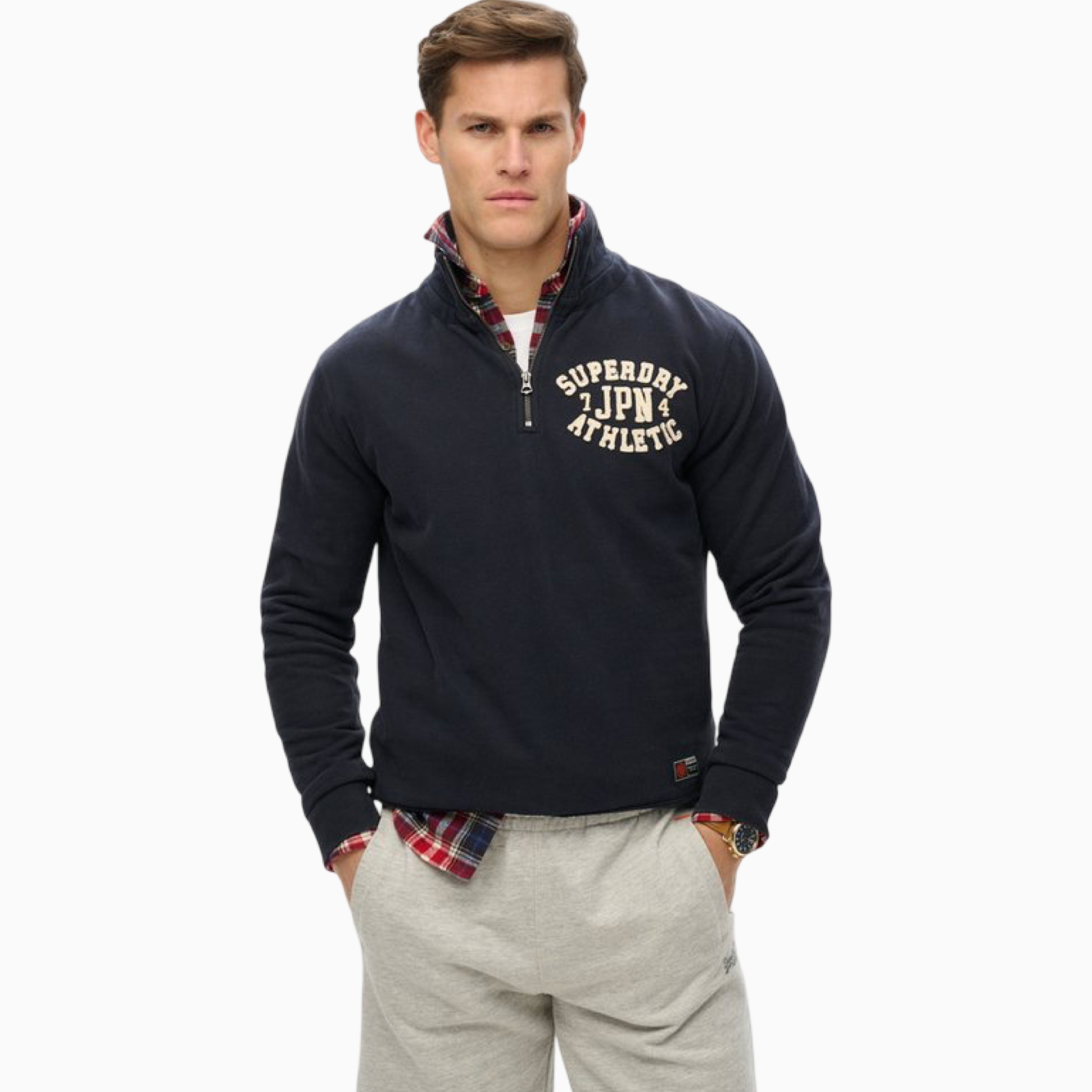 Мъжки суичър Superdry Men Sweatshirt M2014088A Front View