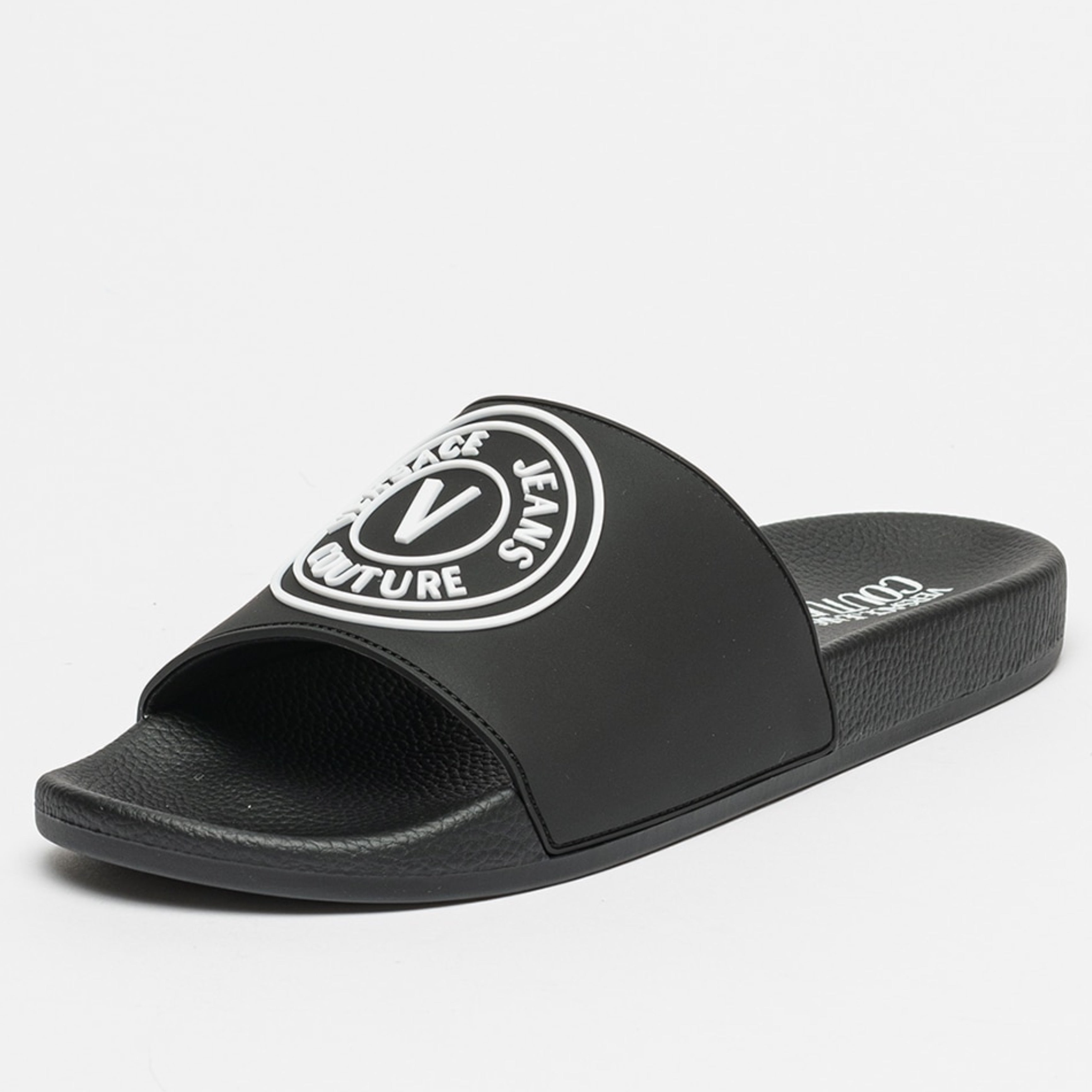 Мъжки чехли джапанки Versace Jeans Couture 76YA3SQ3 ZS192 в черно