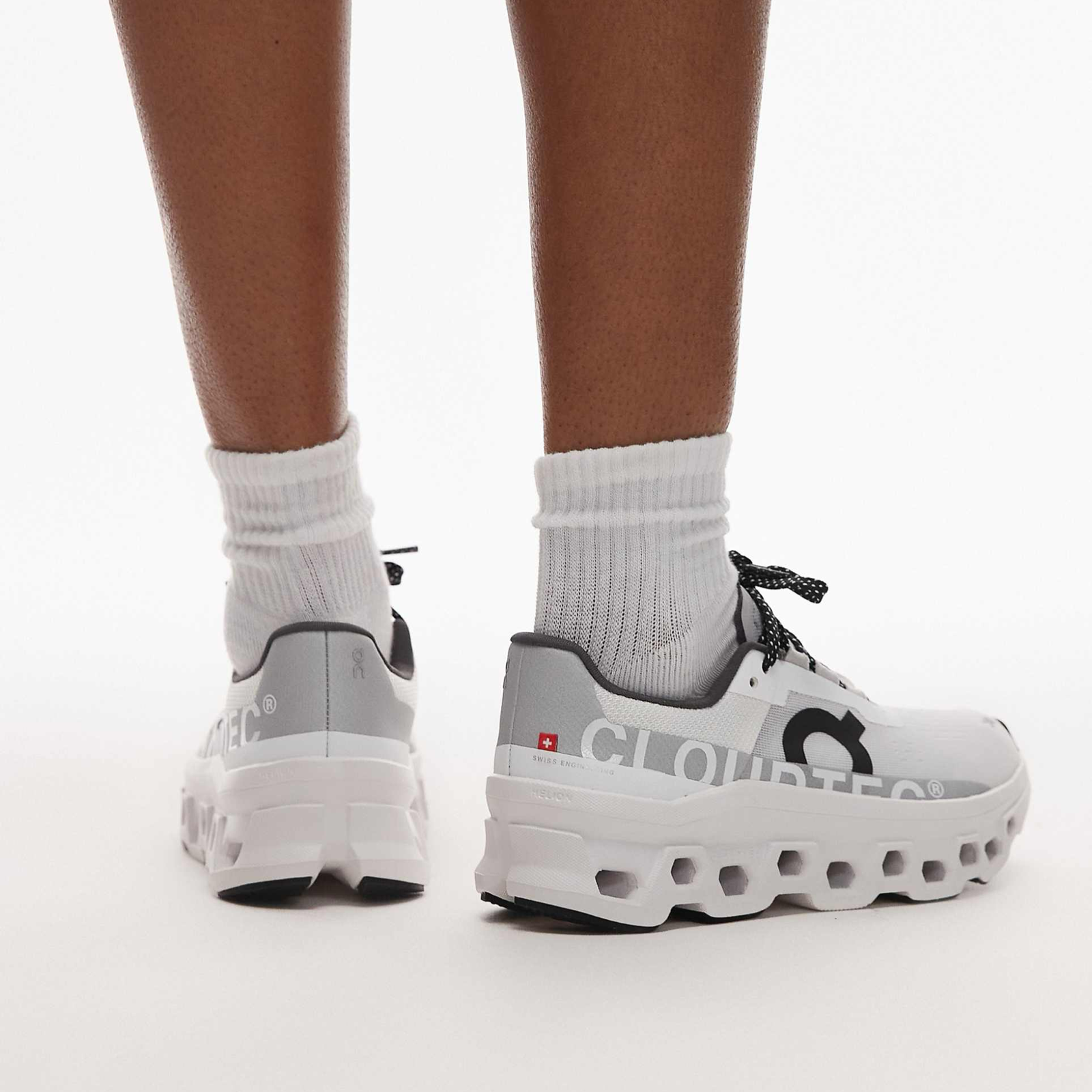 On Cloudmonster Sneakers Heel View