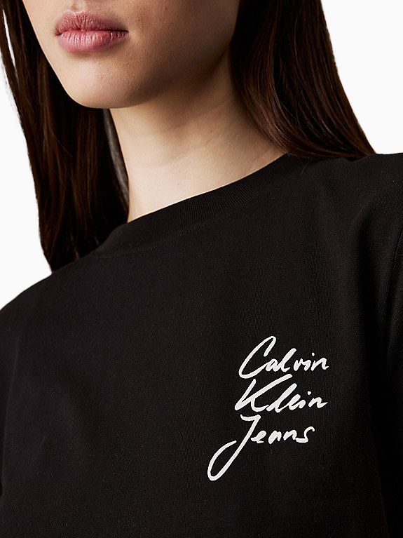 Дамска черна тениска Calvin Klein Jeans J20J224984
