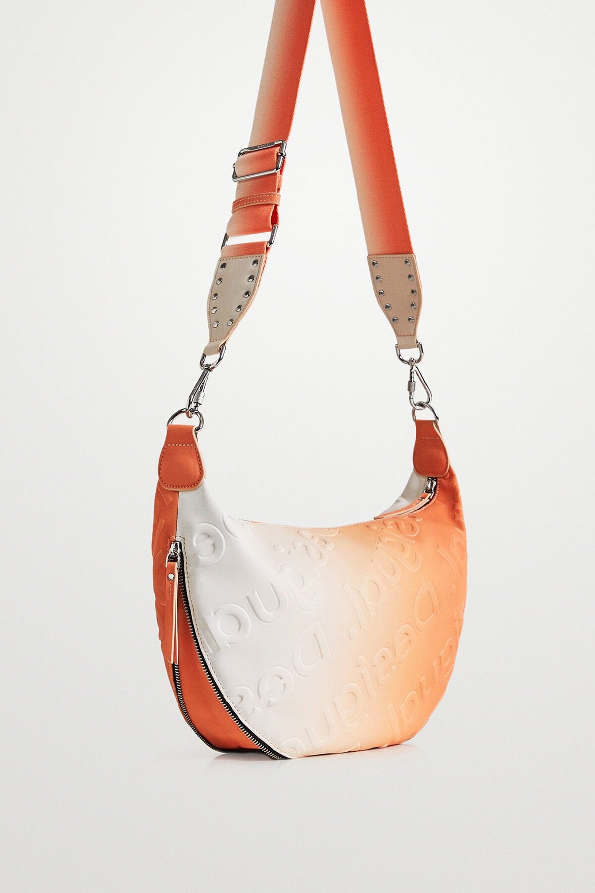 Дамска чанта Women’s shoulder bag Desigual logo banana sling 22SAXPAD 7056U Orange