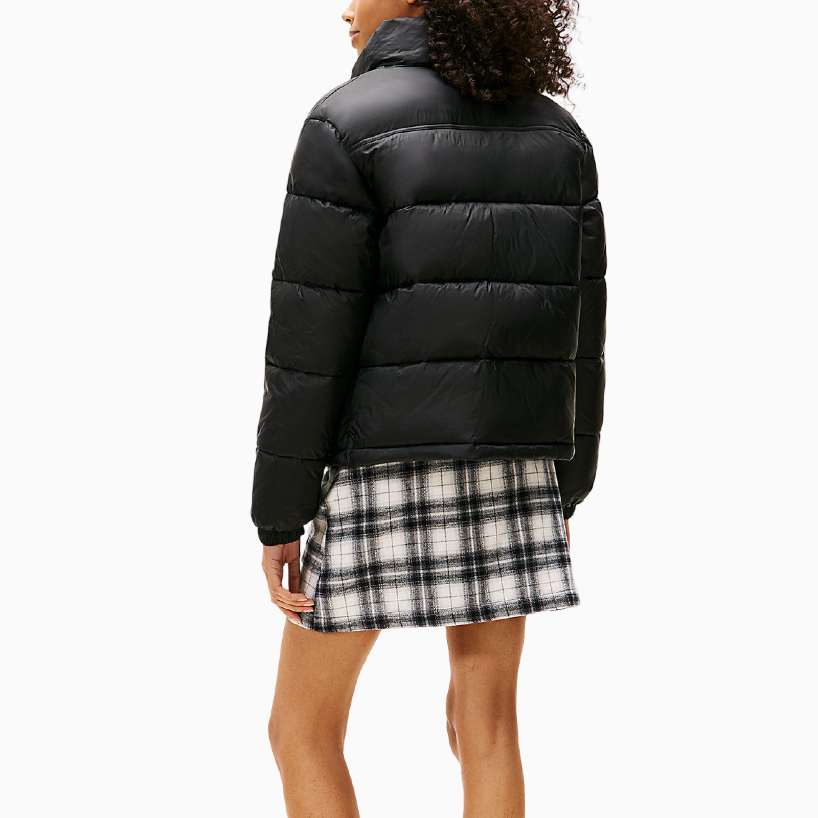 Дамско черно яке Tommy Hilfiger Jeans Women Jacket DW0DW21619 Back View