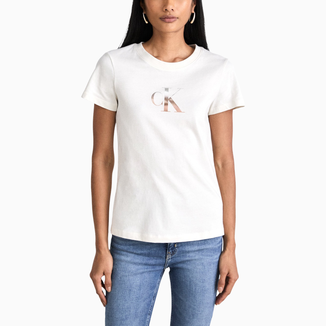 Дамска бяла тениска Calvin Klein Jeans J20J224982