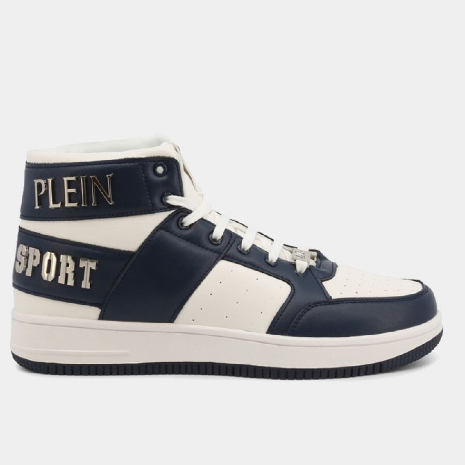 Мъжи кецове Plein Sport Men Sneakers SIPS992-85_NAVY-WHITE Lateral View