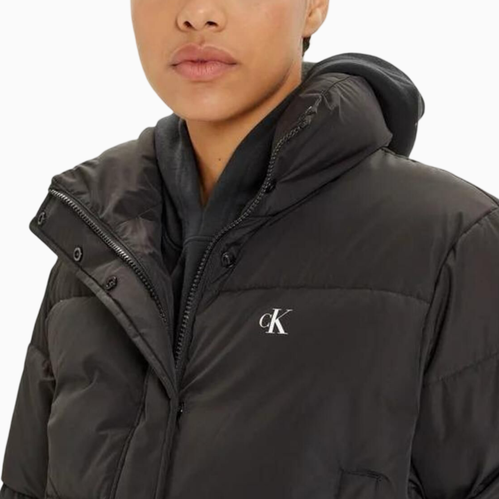 Дамско зимно черно яке Calvin Klein Jeans J20J224615