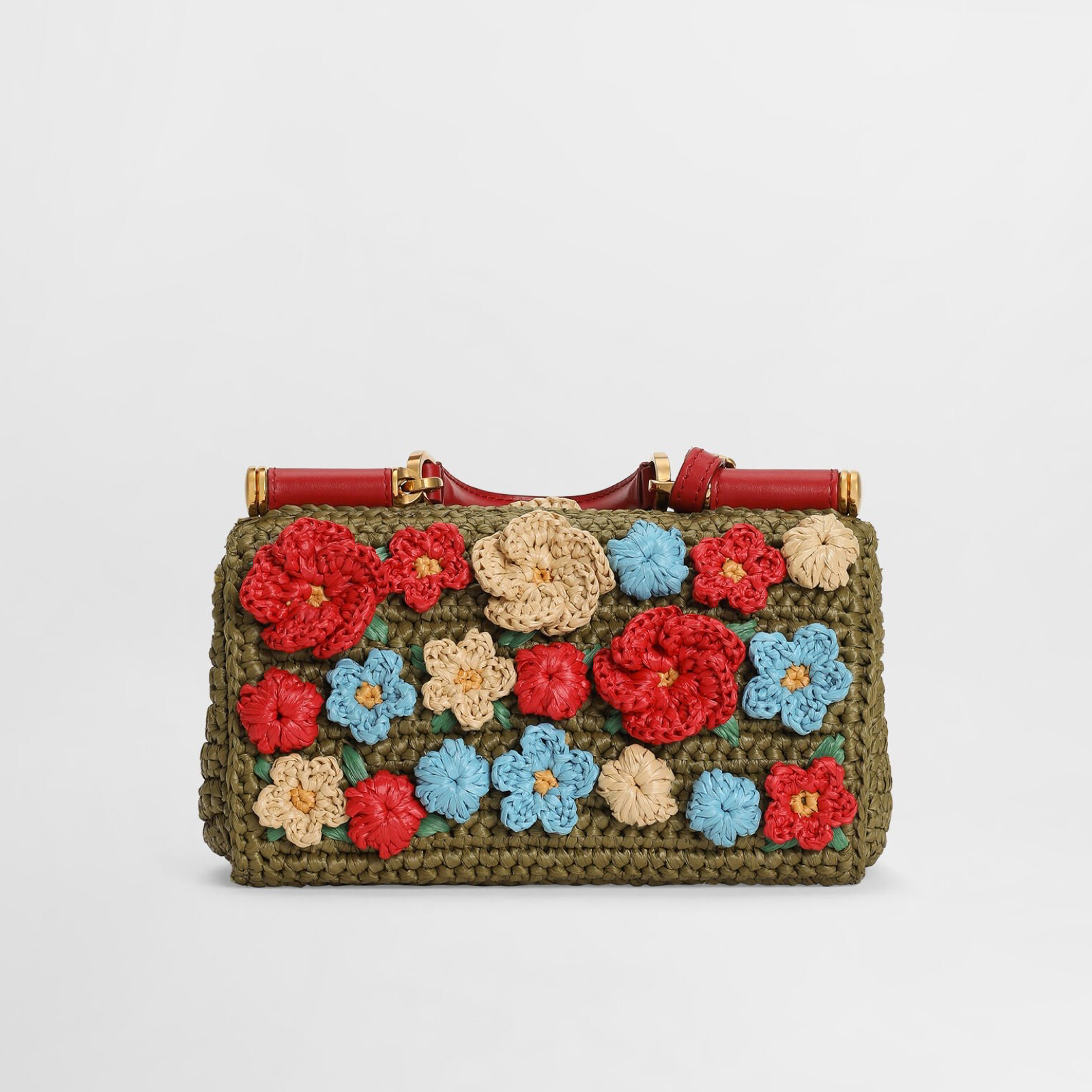 Dolce & Gabbana My Sicily Crochet Raffia Bag BB7864BZ3508B645 Back View