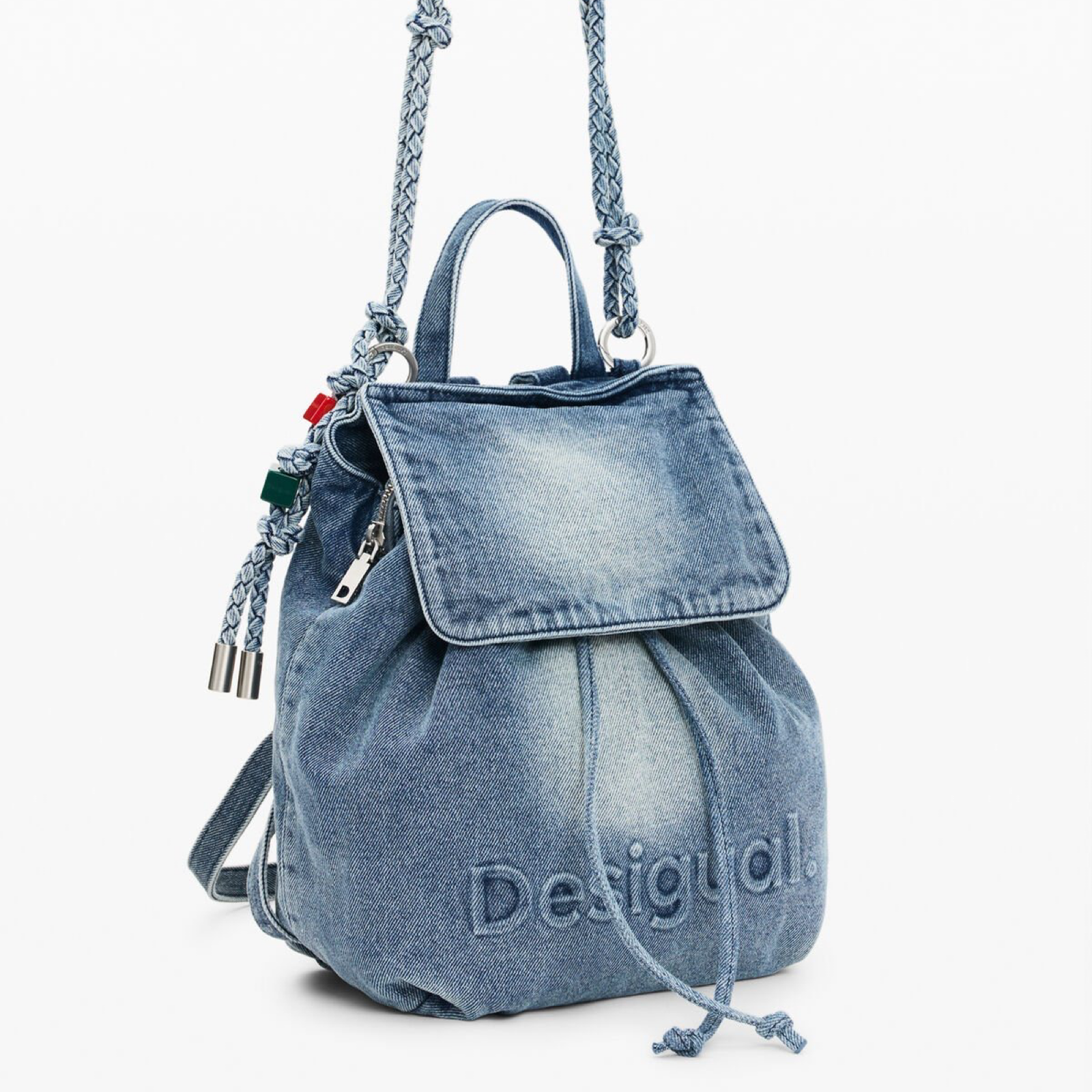Дамска дънкова раница Desigual Women Rucksack 26SAKD07 5005 Side View