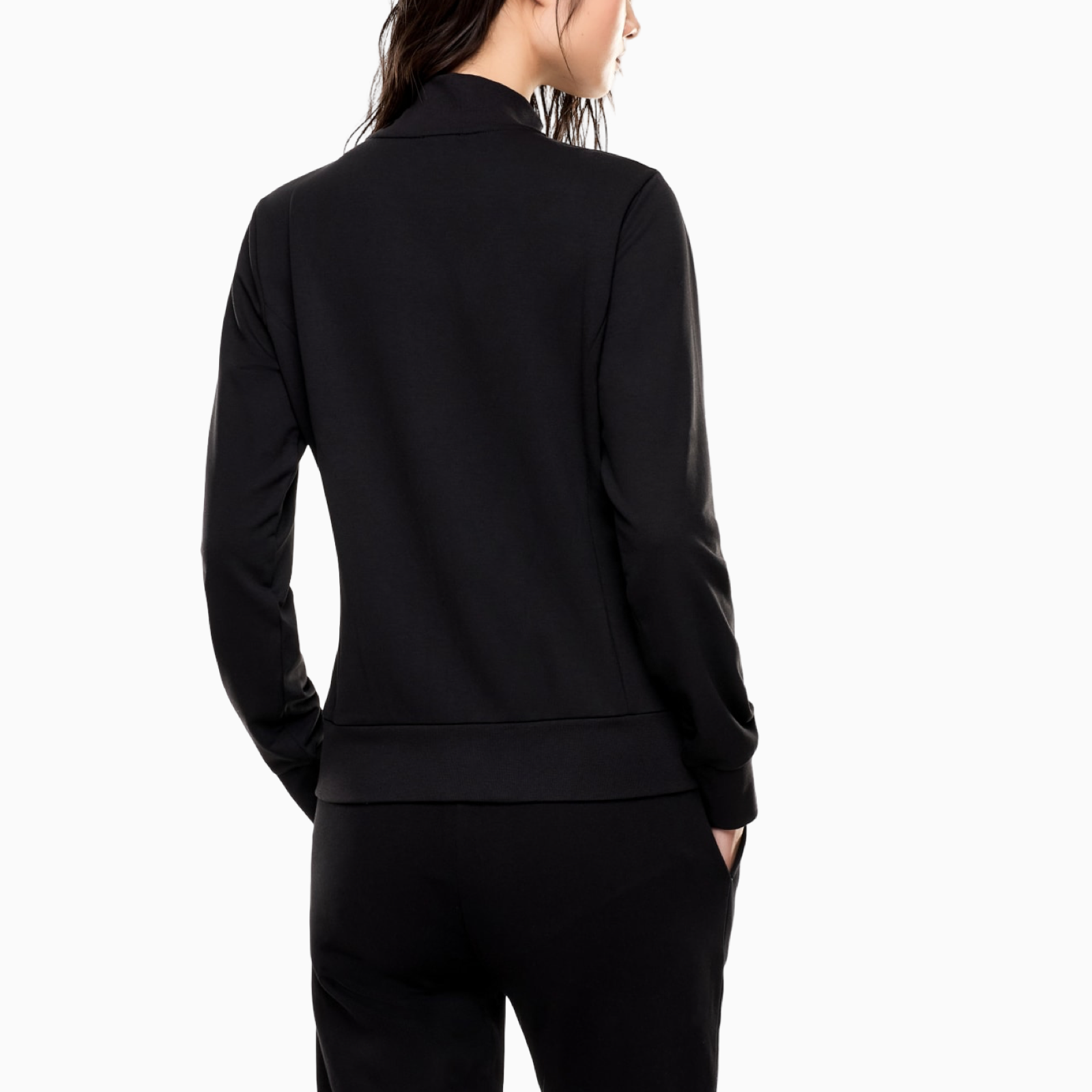 Дамски черен суичър EA7 Emporio Armani 8NTM43 TJ9RZ 1200 Back View