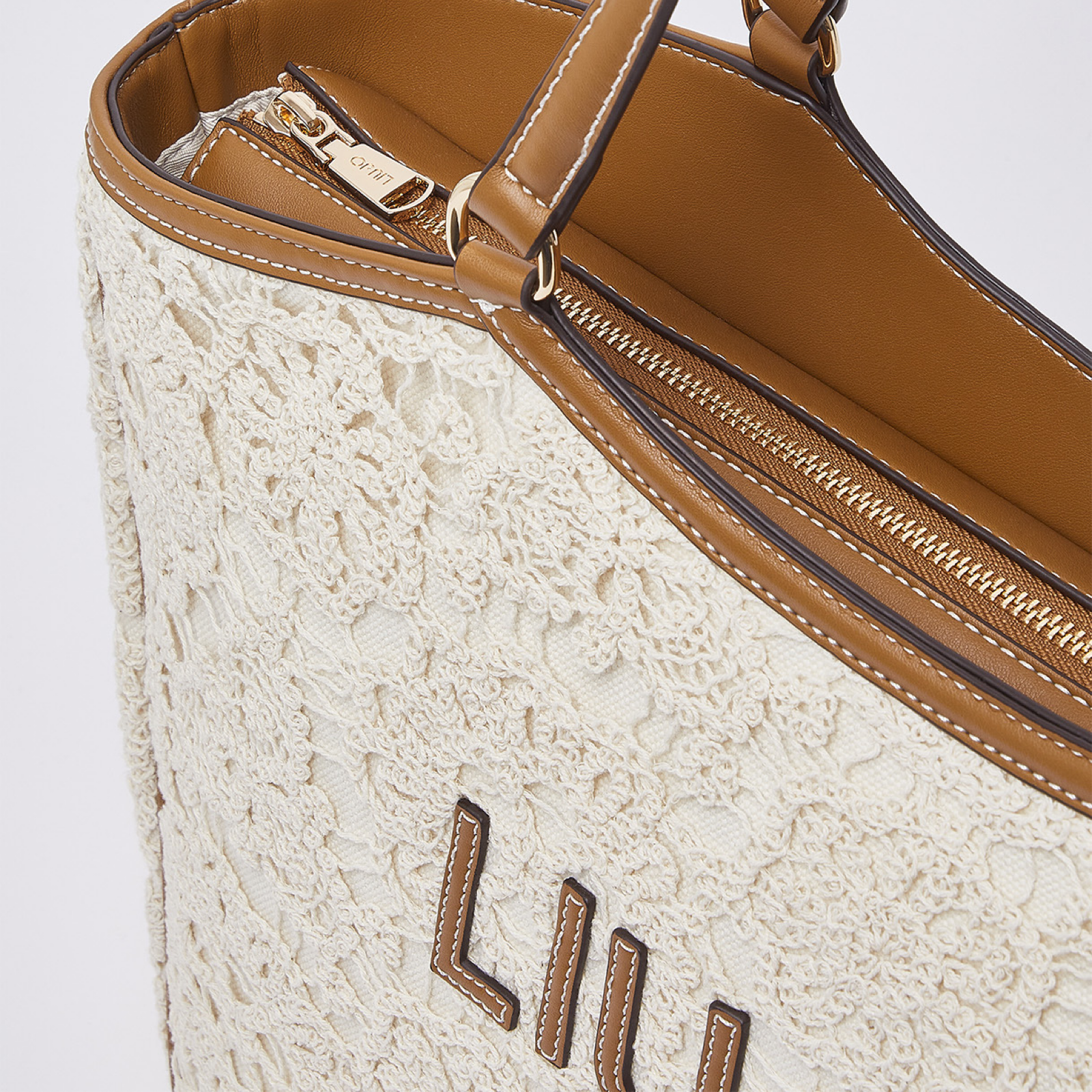 Дамска чанта Liu Jo Large Lace Tote Bag AA6208 J3865 X0459 Close-Up