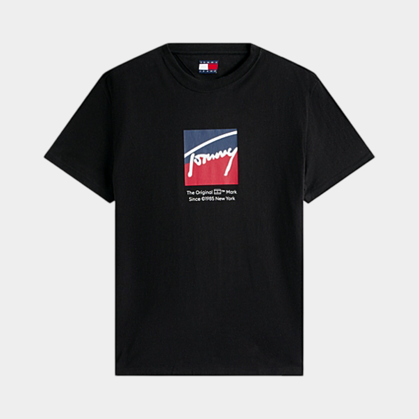 Мъжка черна тениска Tommy Hilfiger Jeans DM0DM21940