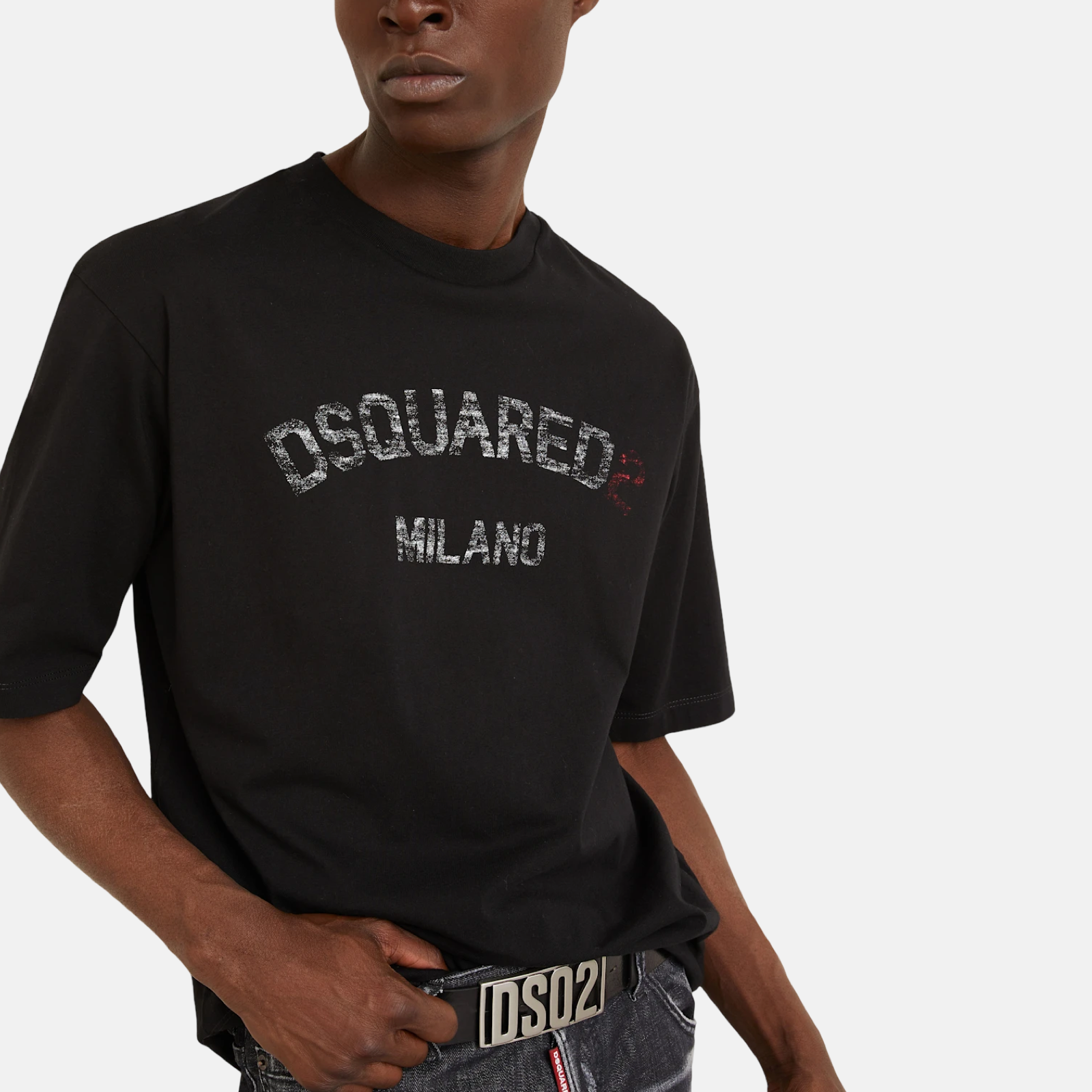 Мъжка черна тениска Dsquared² Men T-Shirt
