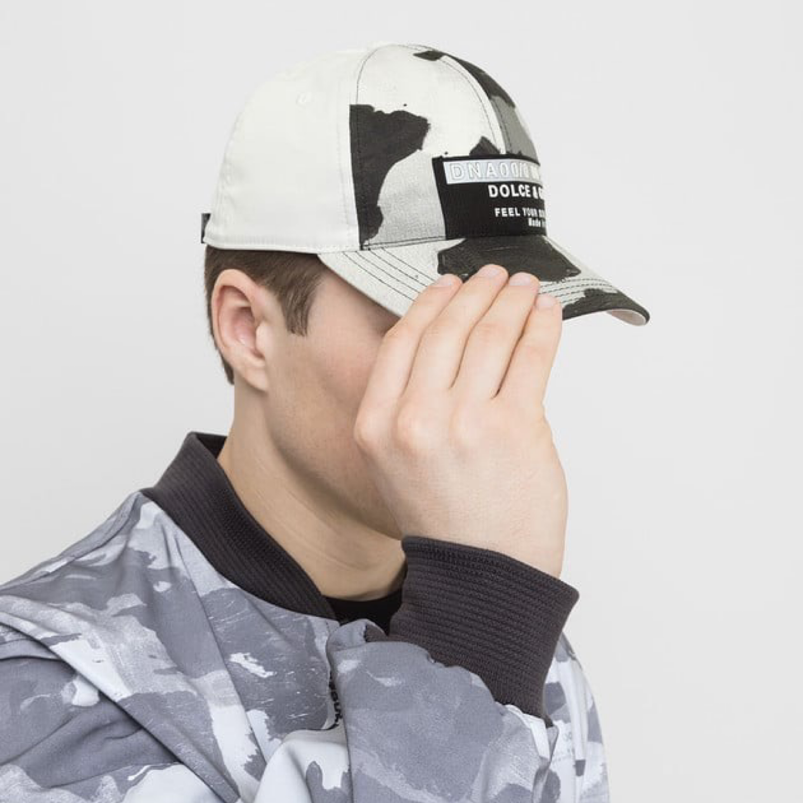 Мъжка шапка Dolce & Gabbana Camouflage 6 Panels Baseball Cap