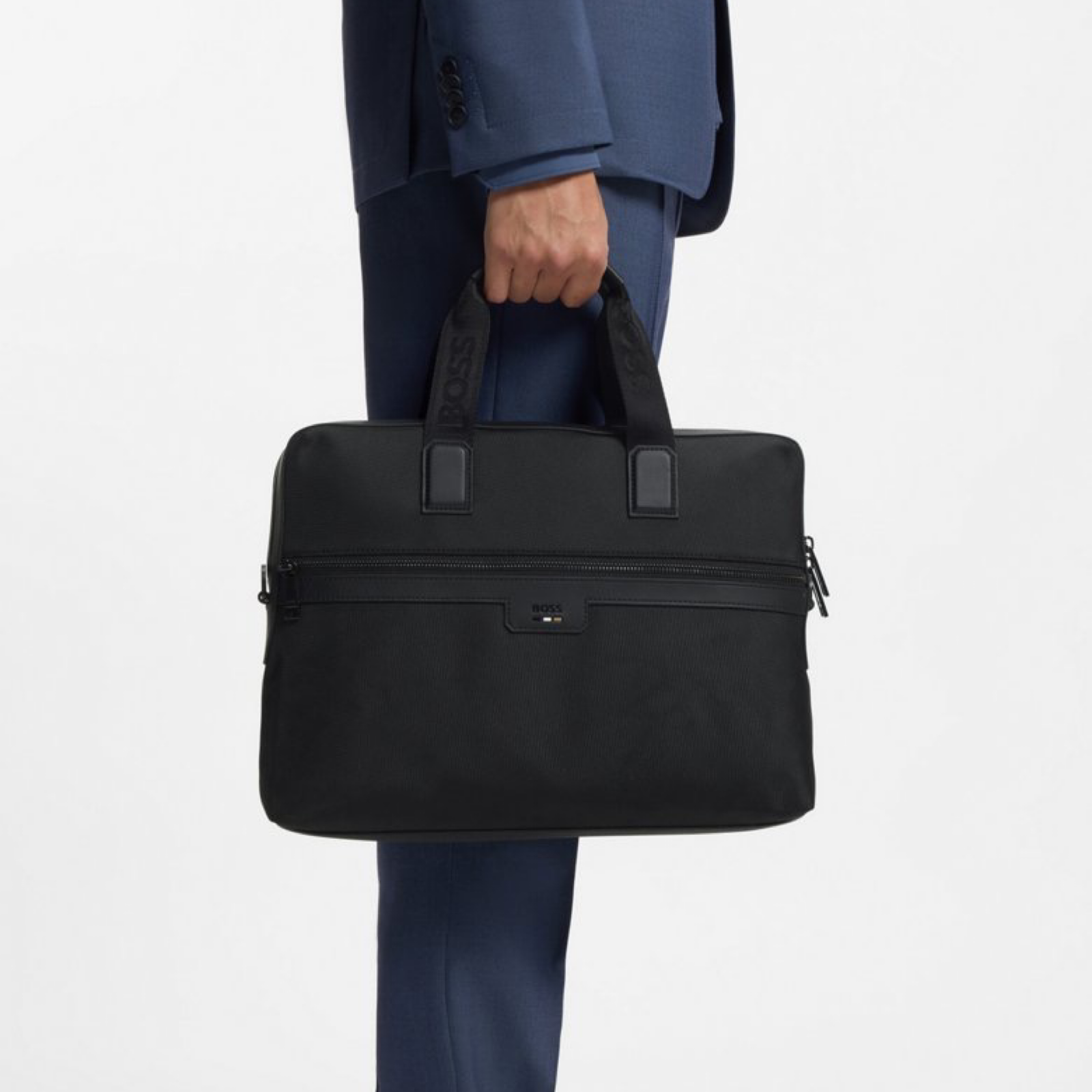 Мъжка чанта за Лаптоп Boss Men Briefcase 50536181 001 Hand View