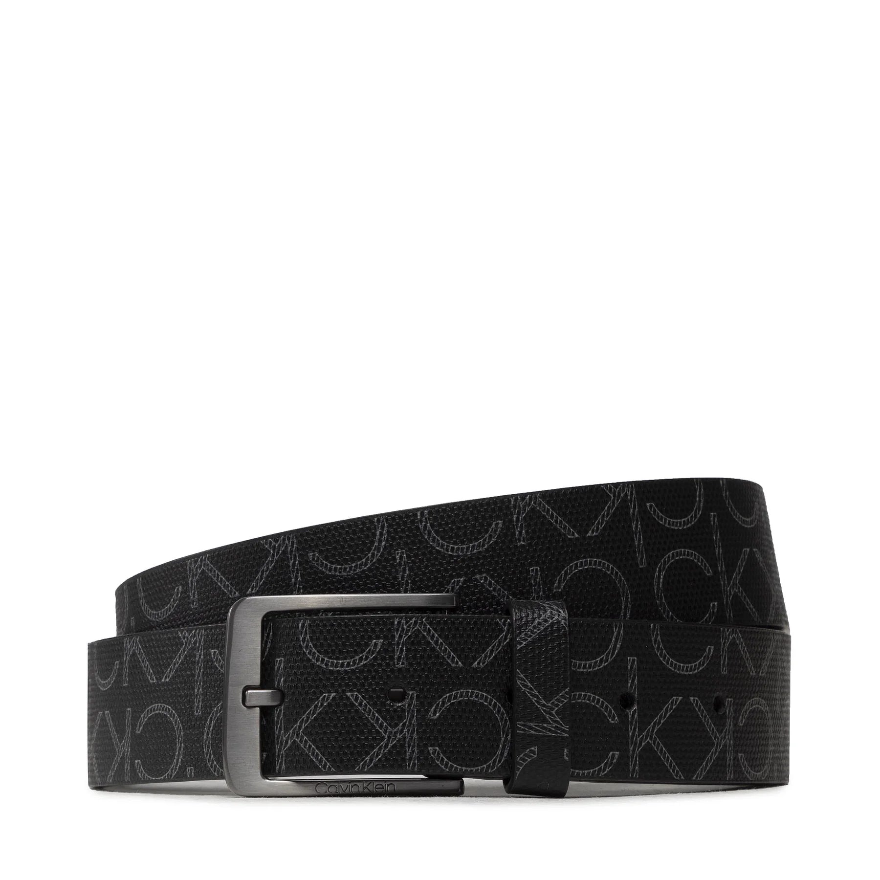 Мъжки подаръчен комплект от две части - картхолдър и колан Calvin Klein K50K507559 Черно