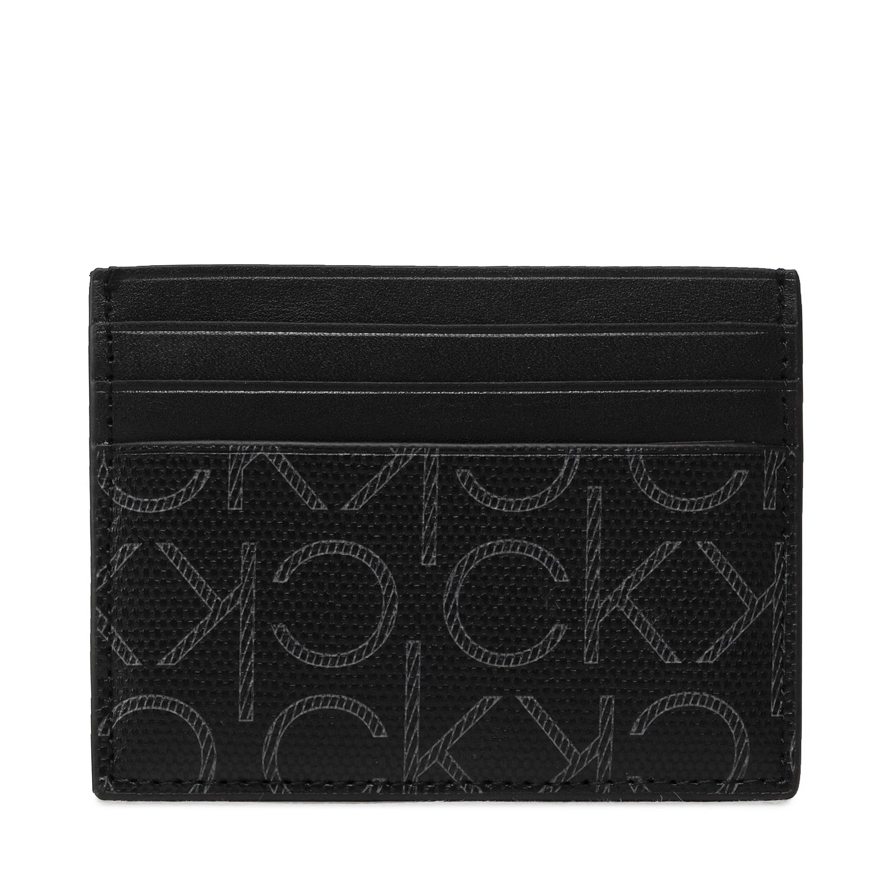 Мъжки подаръчен комплект от две части - картхолдър и колан Calvin Klein K50K507559 Черно