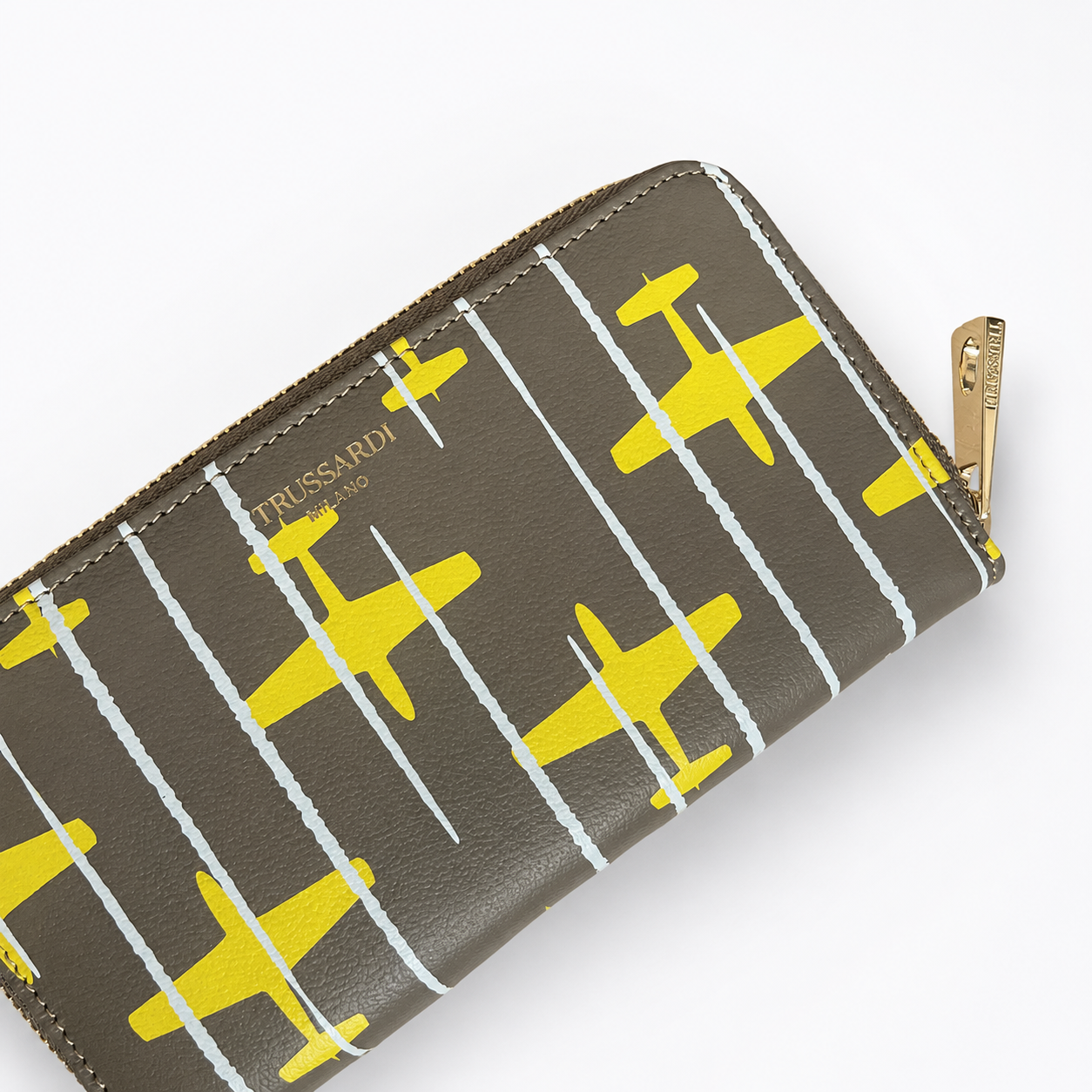 Клъч портмоне Clutch wallet Trussardi Airplane
76W00023 2Y000129 Y601 close up view