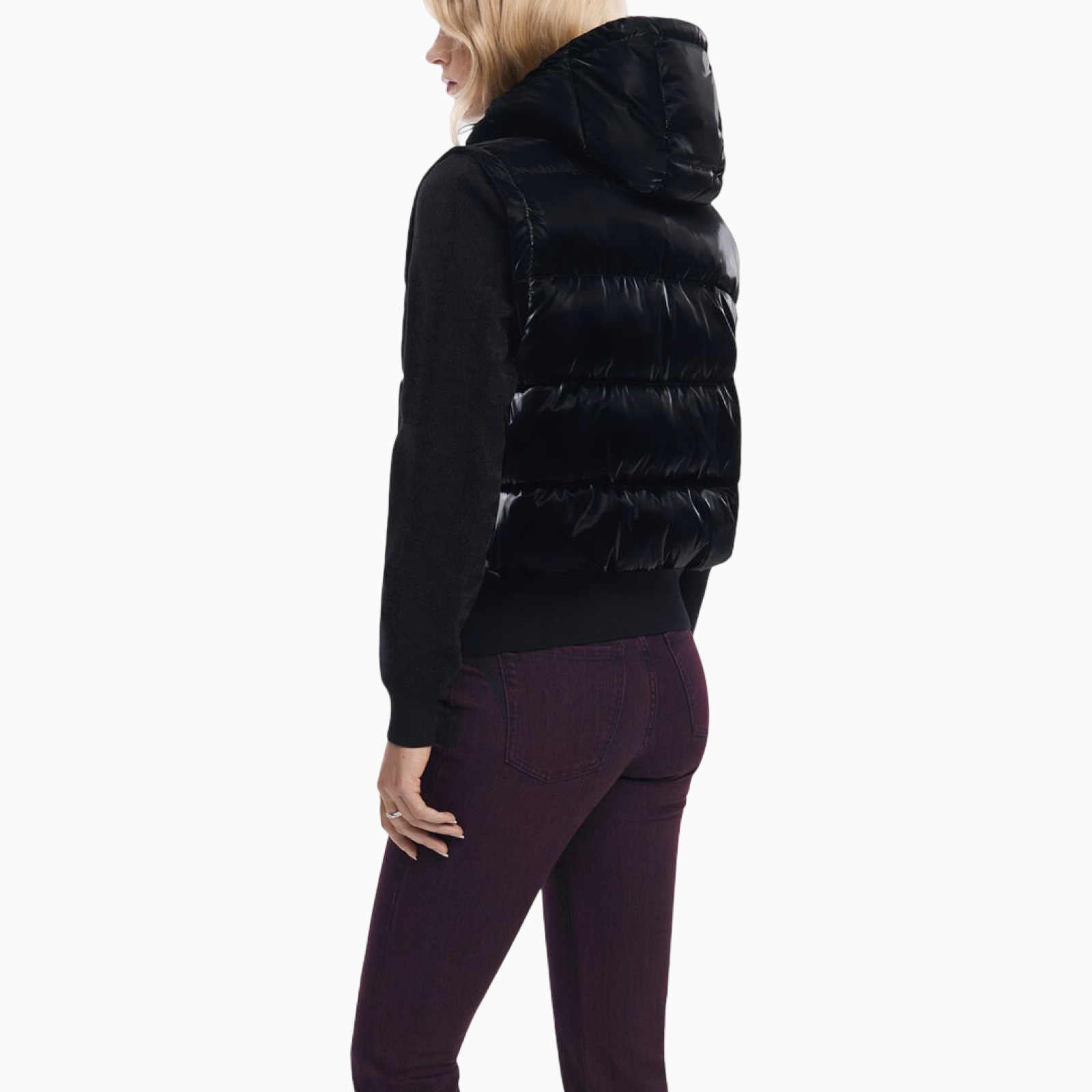 Дамско яке и елек Desigual Women Gilet 25WWEW32 Back View