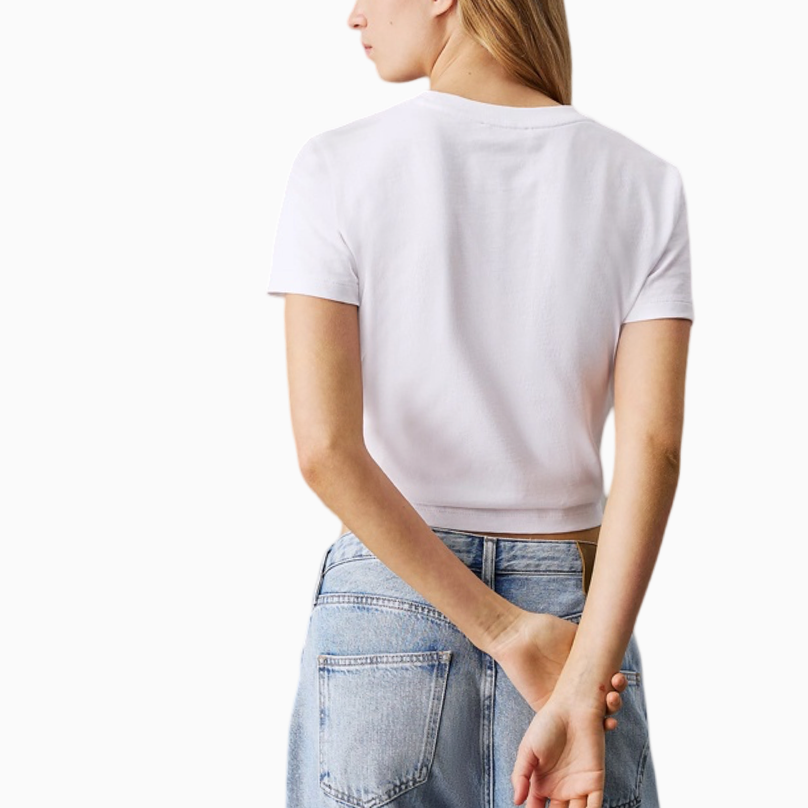Дамска бяла тениска Calvin Klein Jeans J20J225524