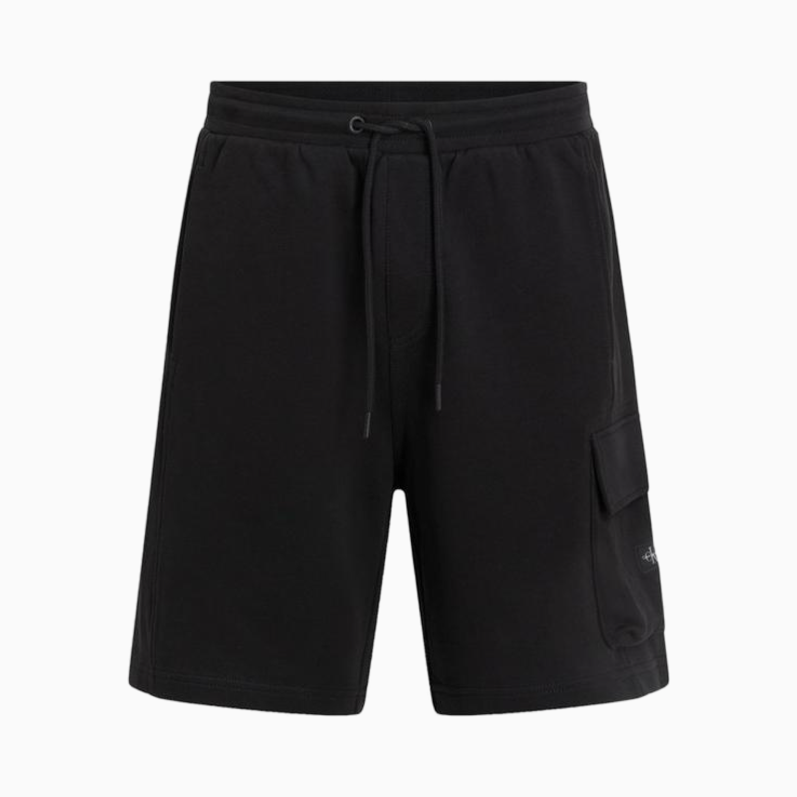 Мъжки черни памучни къси панталони Calvin Klein Jeans J30J327284