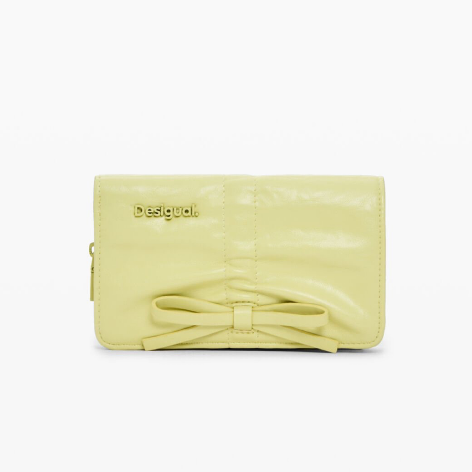 Дамски жълто портмоне Desigual Women Wallet 26SAYP13 4013U Front View