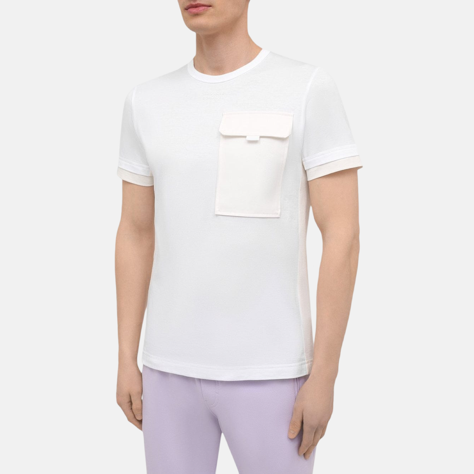 Мъжка бяла тениска Dolce & Gabbana Pocket Men T-shirt