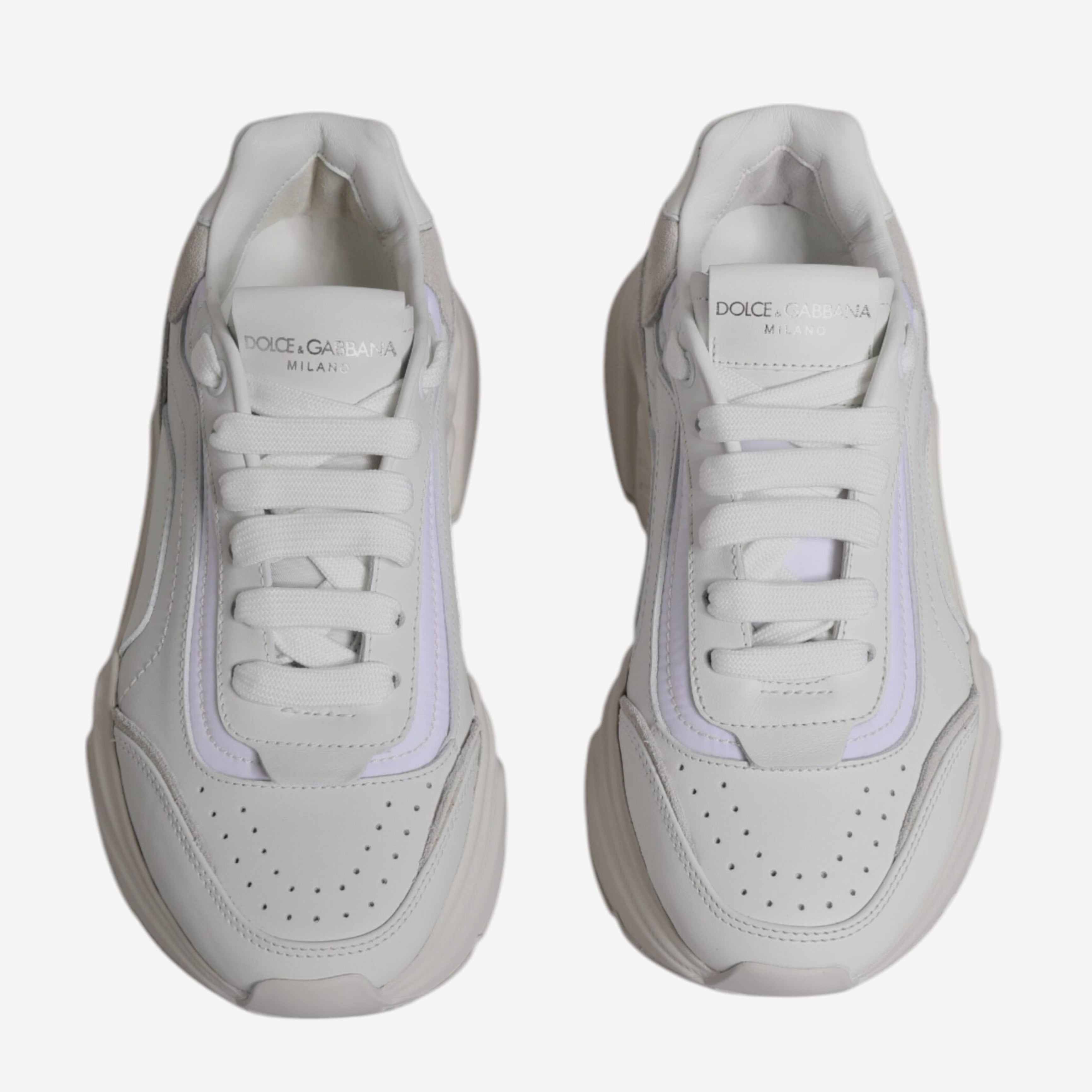 Дамски луксозни кецове в бяло Women’s Dolce & Gabbana Luxury White Daymaster Sneakers