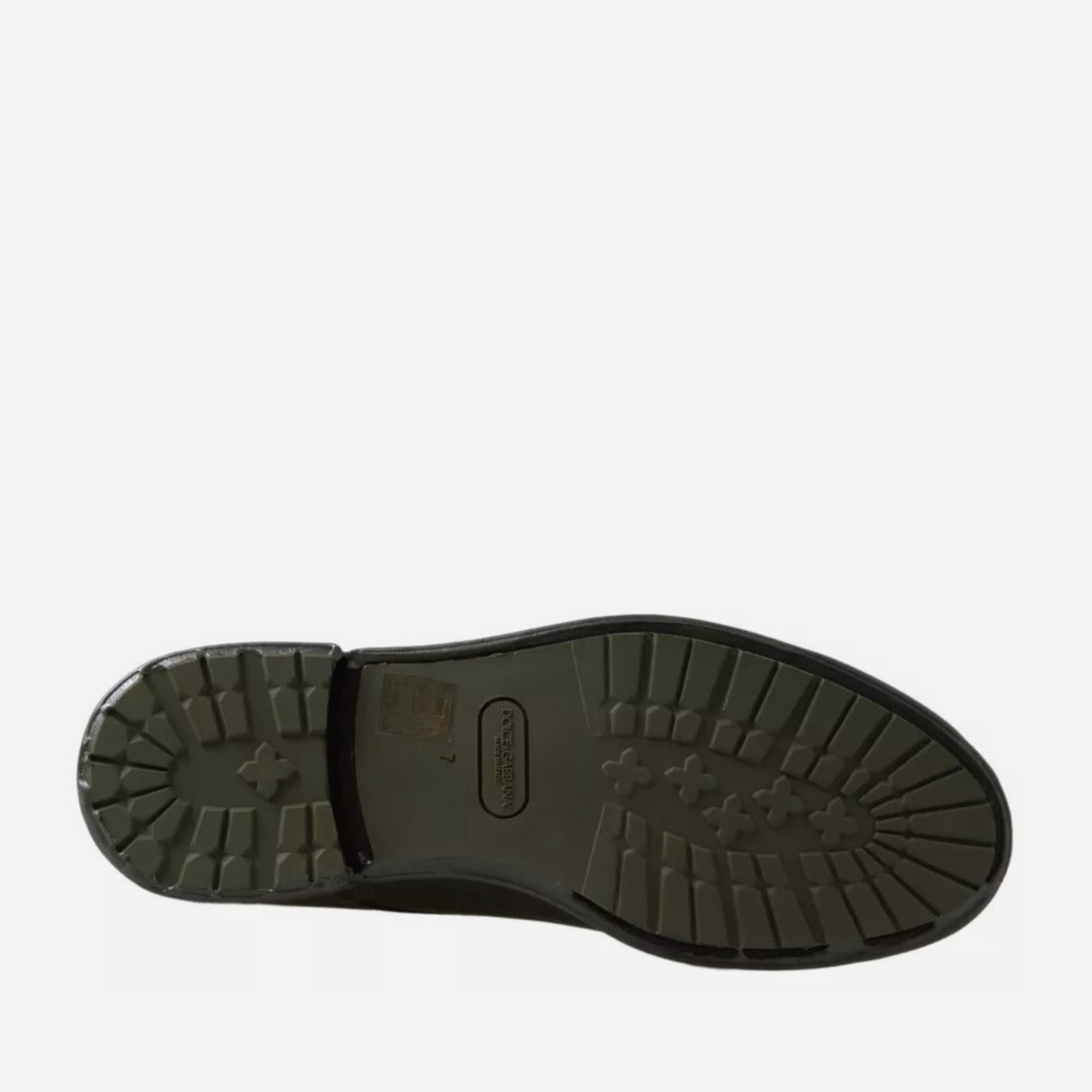 Мъжки елегантни обувки в милитари зелено DOLCE & GABBANA
Men’s Luxury Military Green Formal Shoes