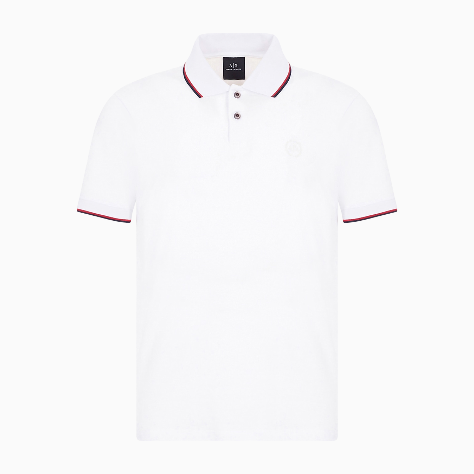 Мъжка бяла поло тениска Armani Exchange 8NZF75 Z8M5Z