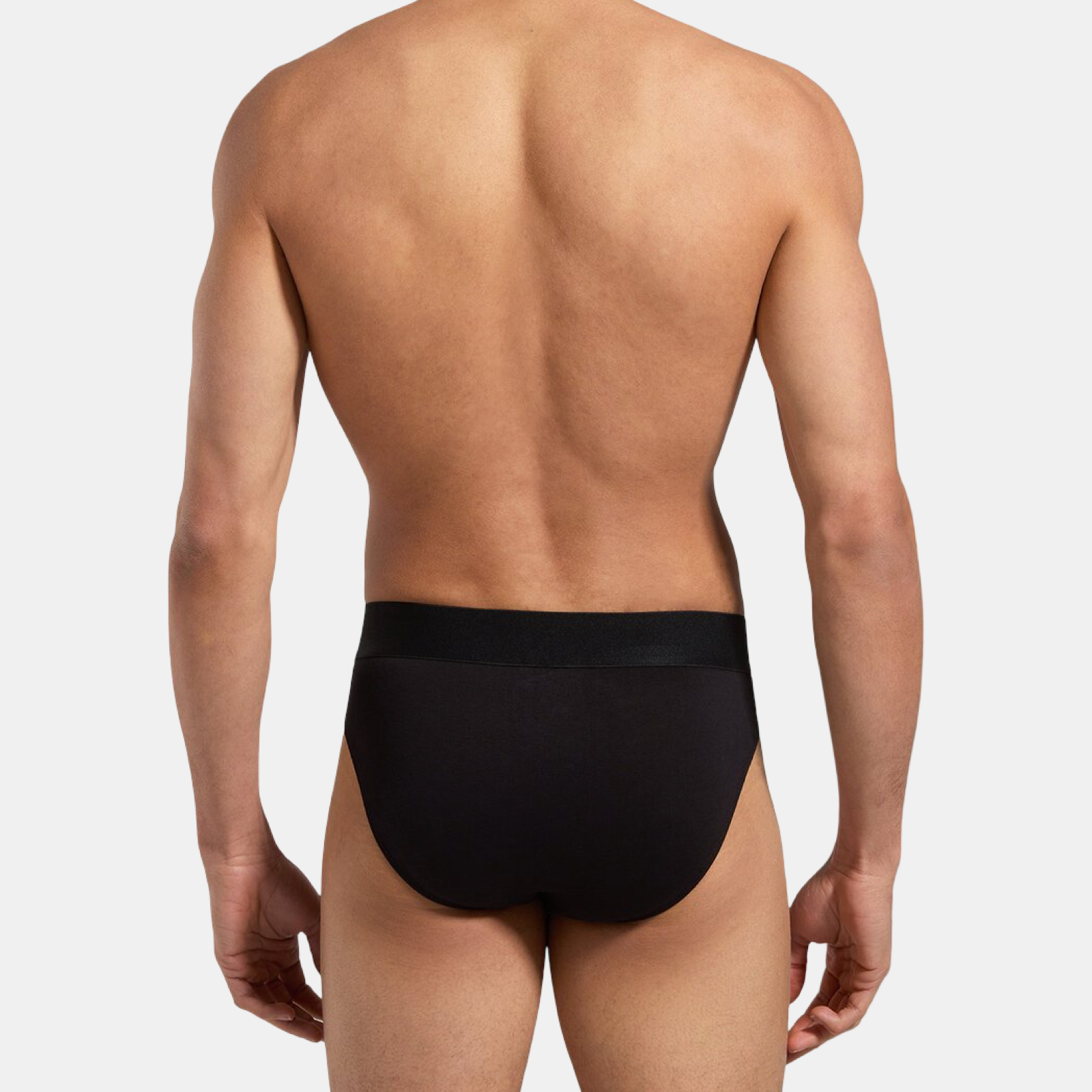 3 броя мъжки черни слипове Bikkembergs Briefs BKK1USP10TR Back View