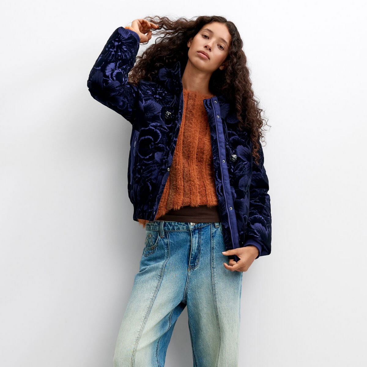 Дамско яке Desigual Women Jacket 26WWEW38 5000 Front View