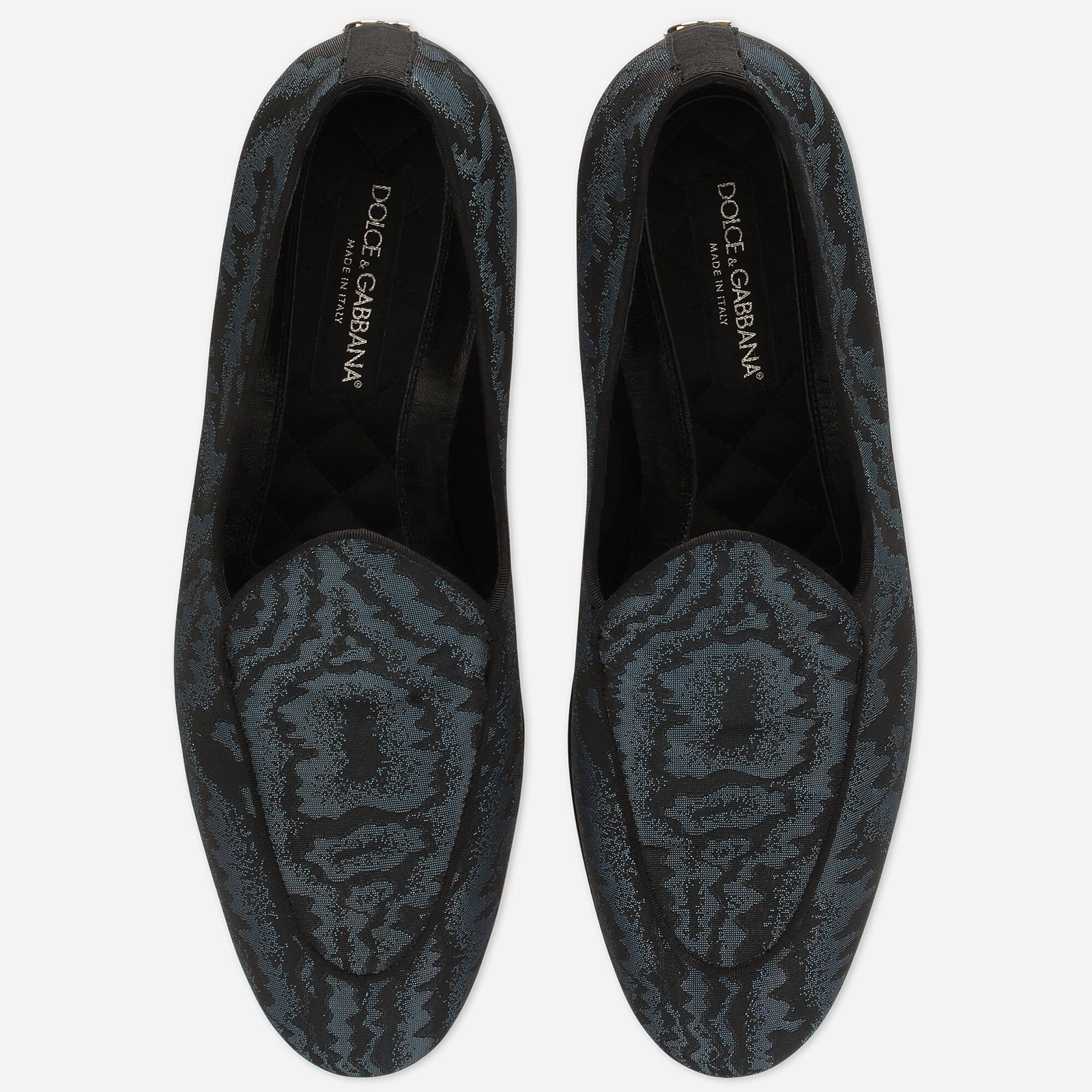 Мъжки мокасини Dolce & Gabbana Blue Black Men Loafers Top View