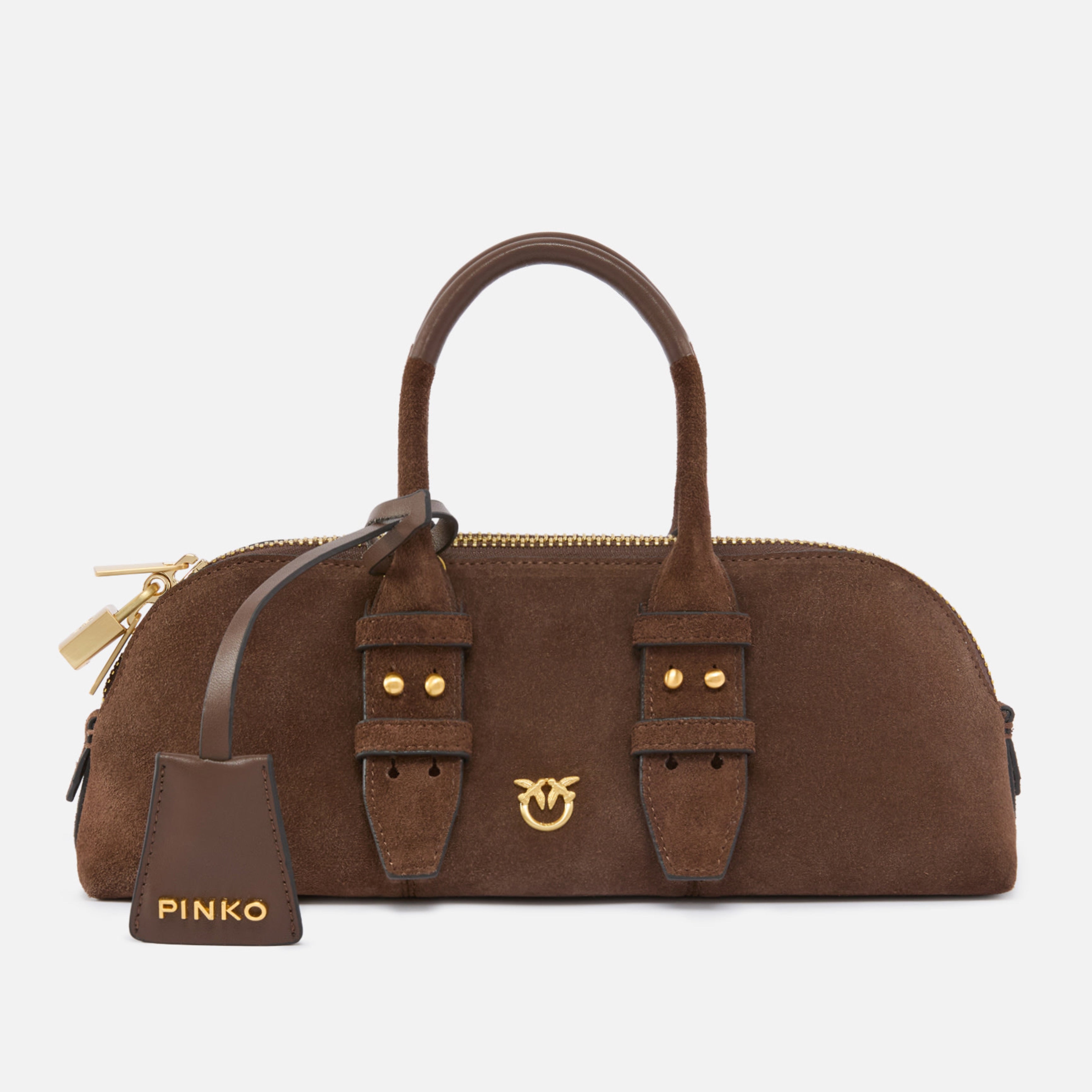 Women’s small baguette escape bag PINKO
105334A2JHL74V Brown front view