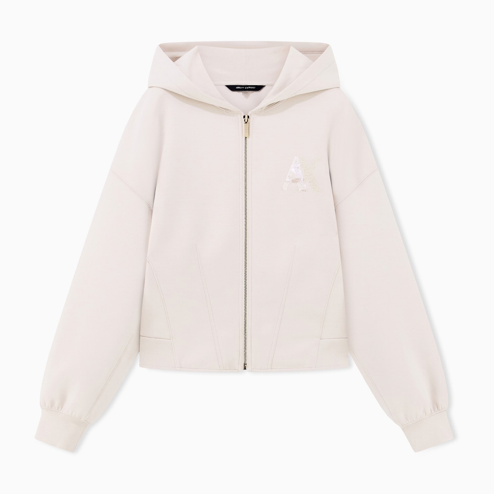 Дамски бежов суичър Armani Exchange Women Sweatshirt XW002861 AF13397 U1039 Front View