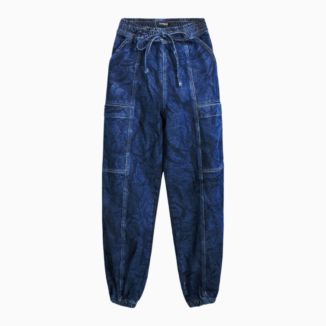 Дамски сини дънки Desigual 25SWDD08