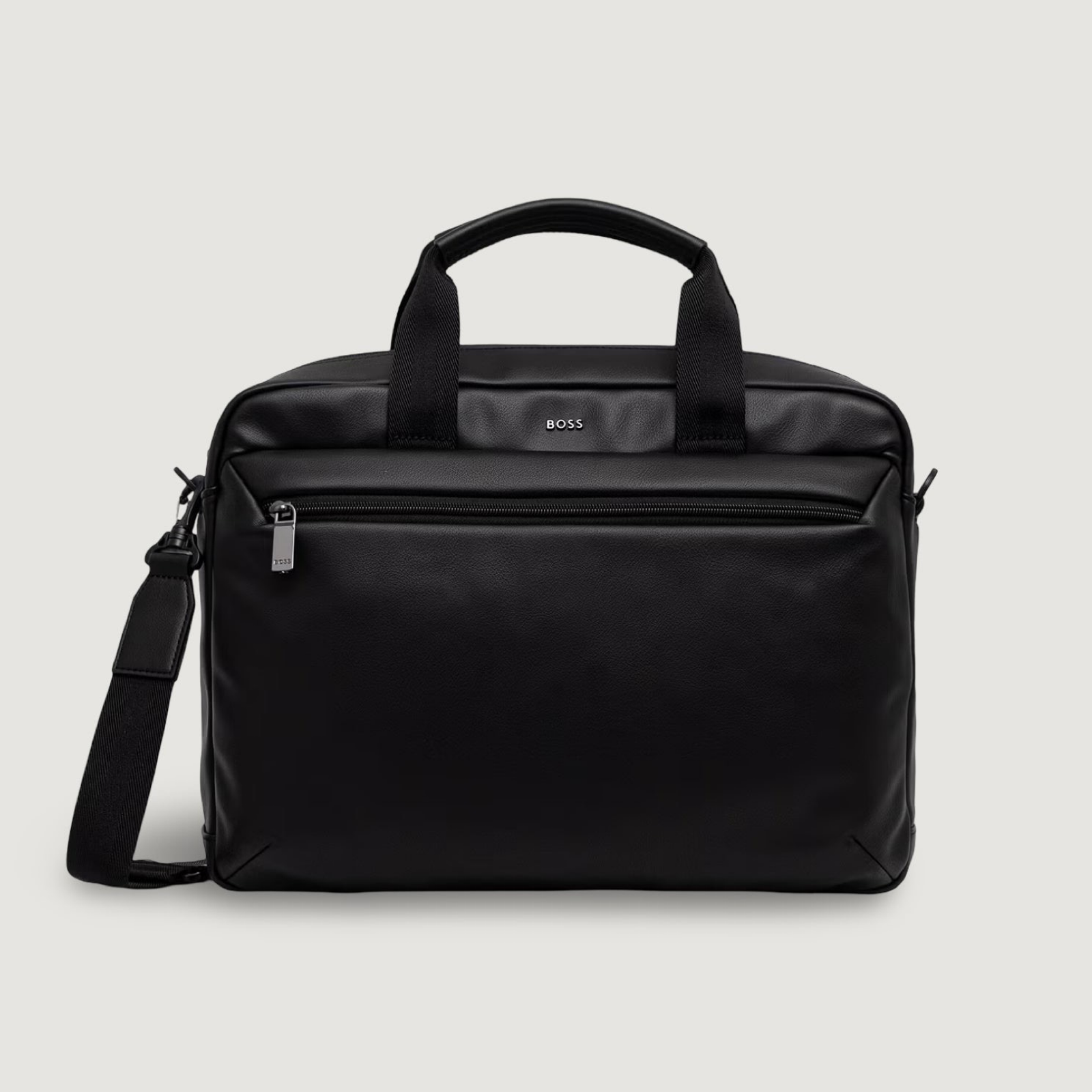 Мъжка чанта за лаптоп Boss Men Briefcase Laptop Bag 50567865 Front View