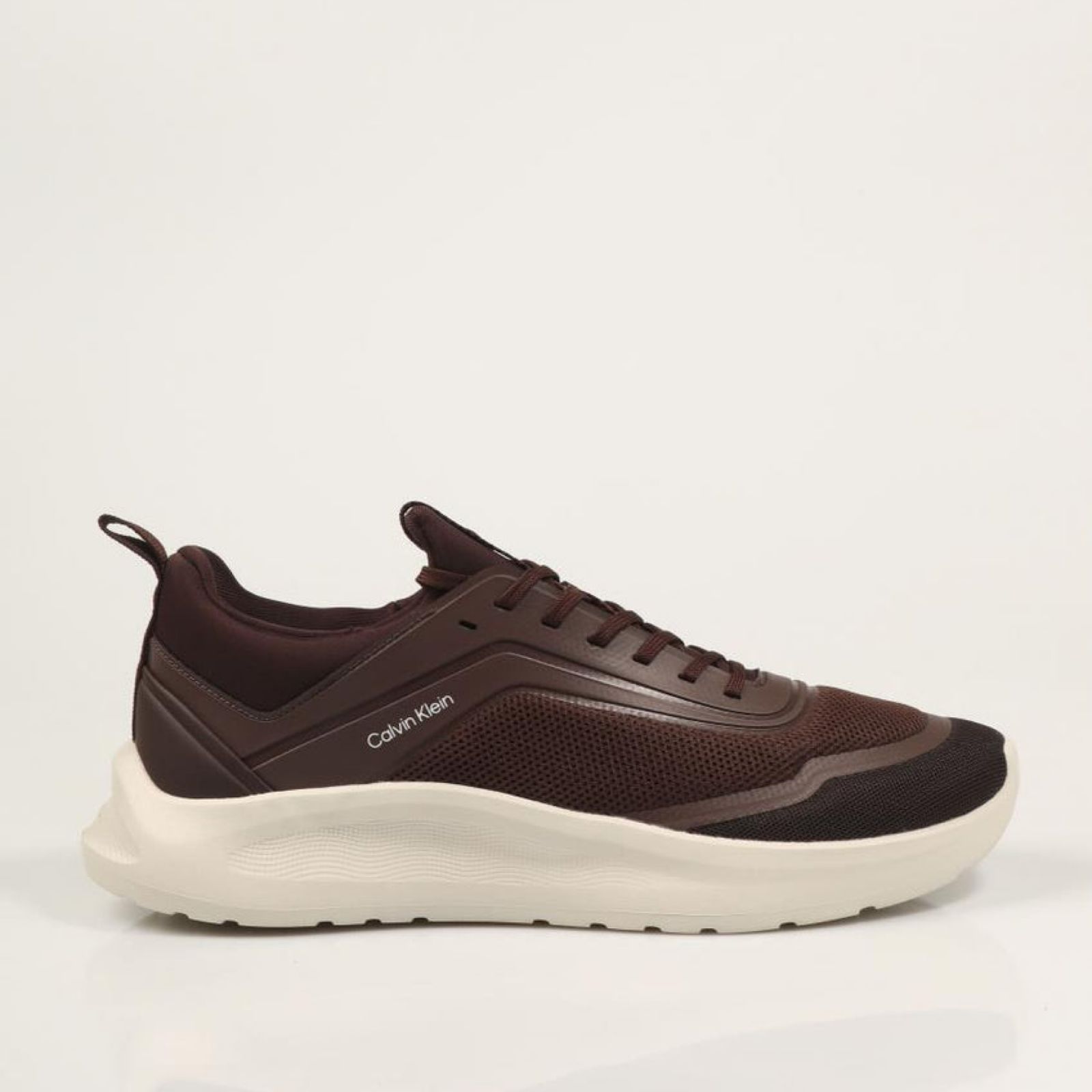 Мъжки кафяви маратонки Calvin Klein Men Sneakers HM0HM02164 VH2 Lateral View