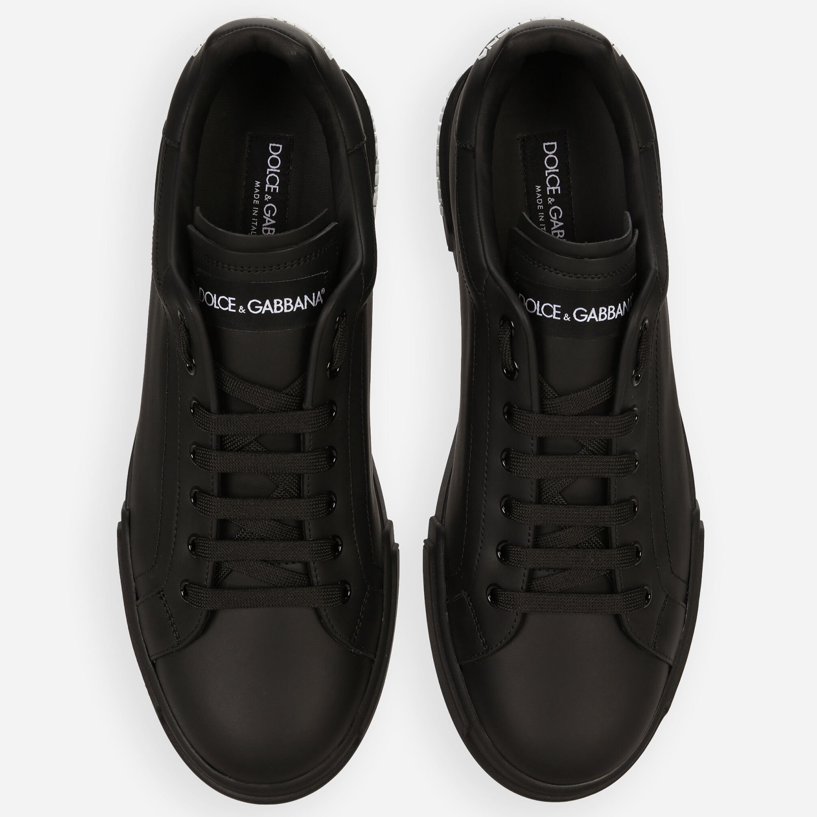 Мъжки черни кецове Dolce & Gabbana Portofino Men Sneakers