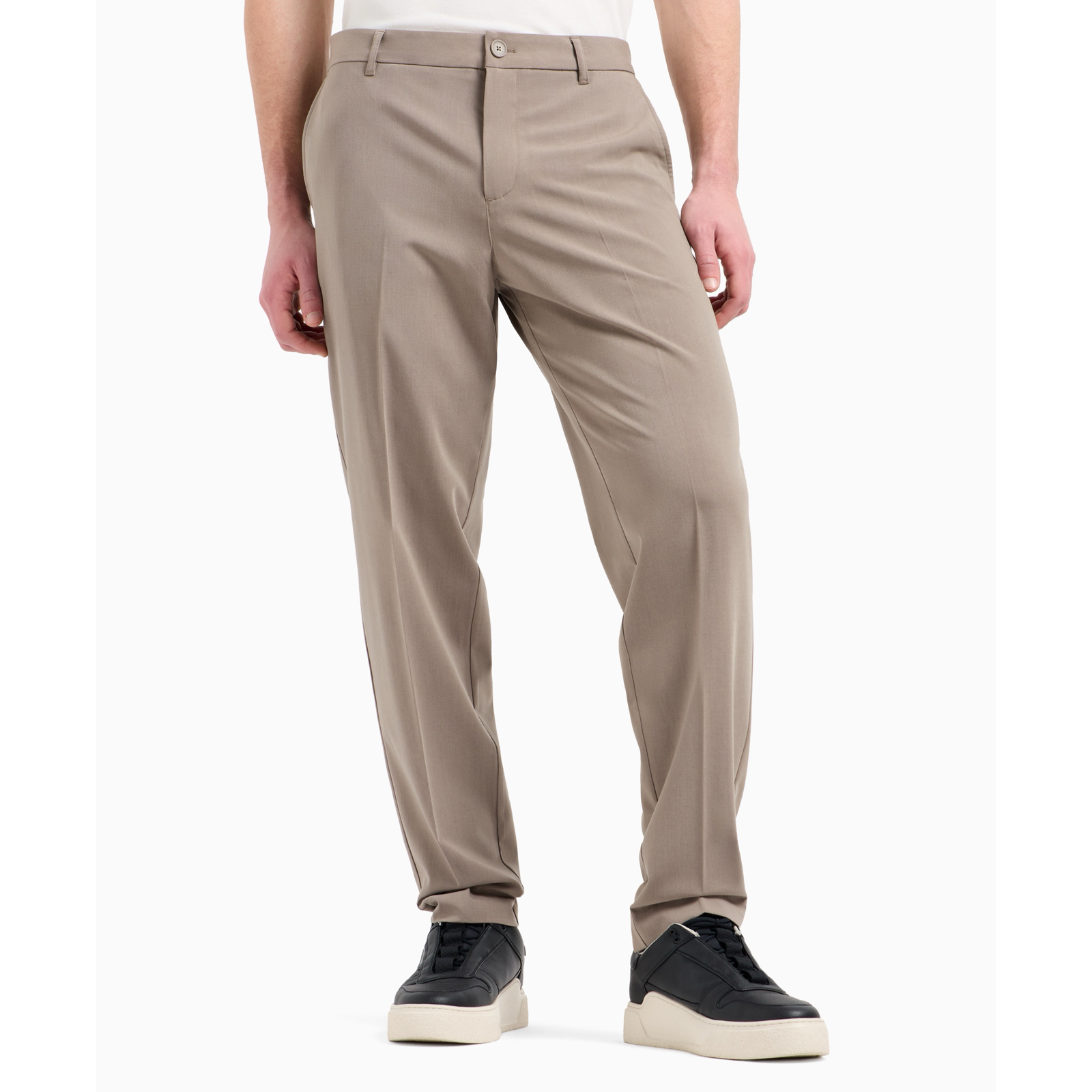 Мъжки бежов панталон Armani Exchange Men Trousers XM000346 AF10897 U6107 Front View