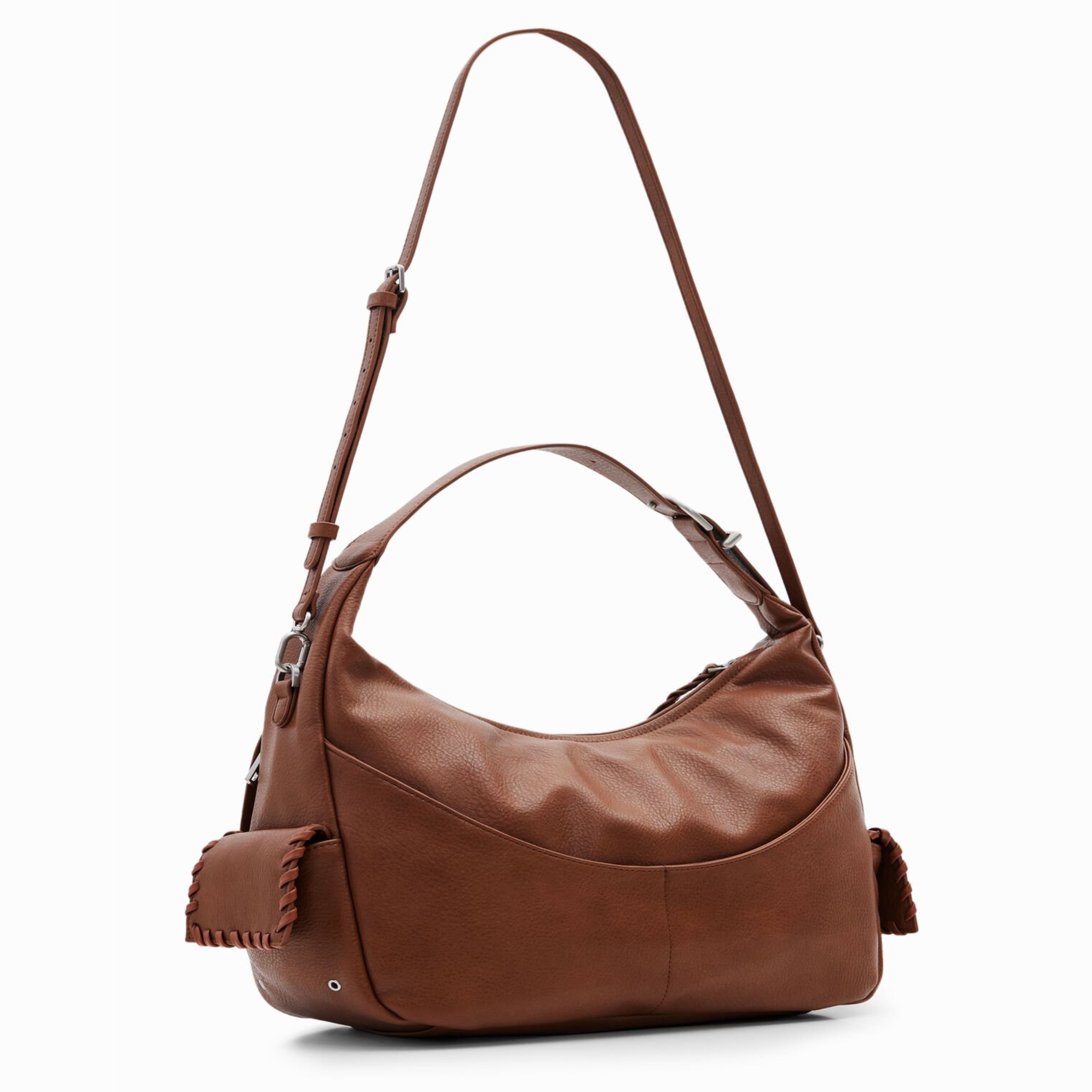 Дамска чанта в кафяво Women’s L Pockets shoulder bag Desigual 24SAXP076064U Brown