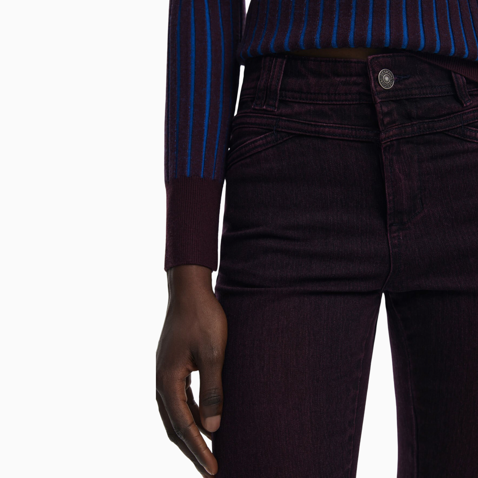 Дамски дънки Desigual Women Jeans 25WWDD19 Close-Up