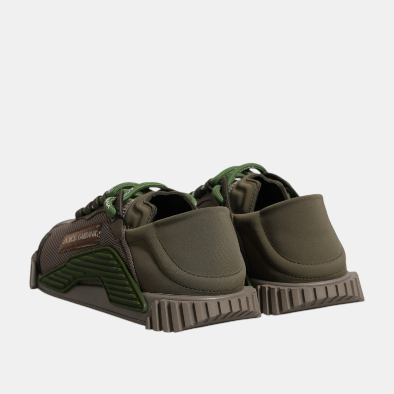 Dolce & Gabbana Army Green NS1 Women Sneakers CS1768 B9Q66