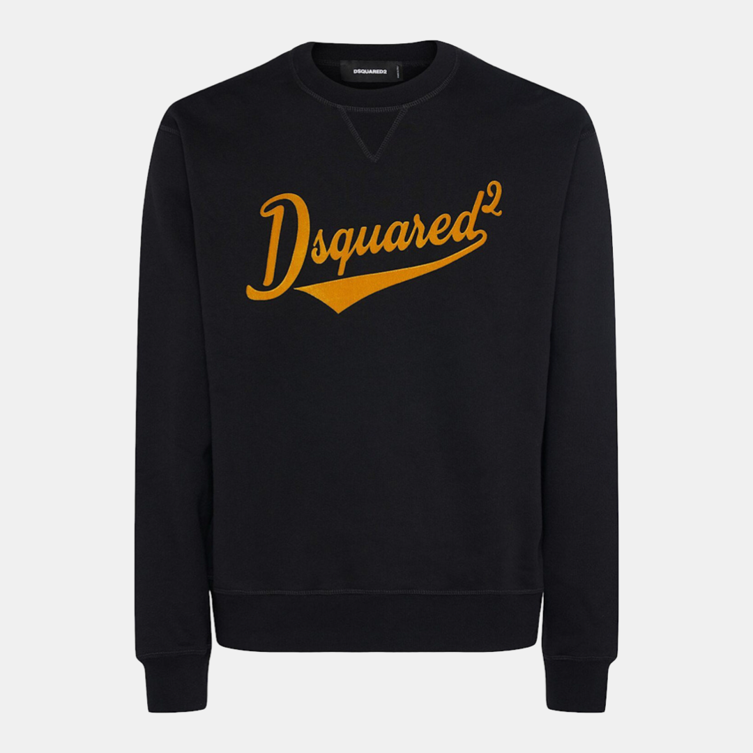 Мъжка черна блуза Dsquared² Men Sweatshirt