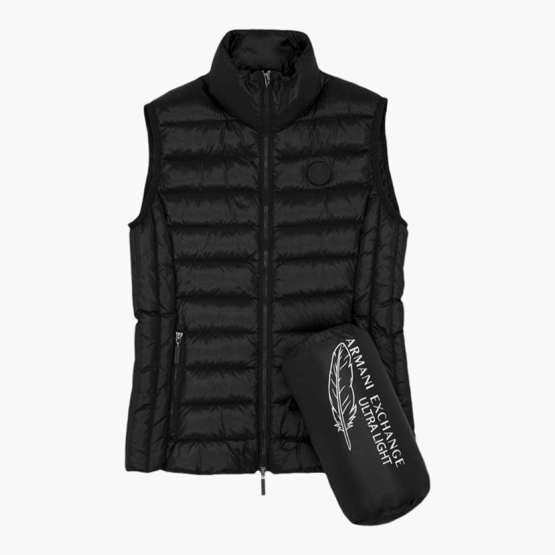 Дамски черен елек Armani Exchange 8NYQ01 YNM4Z